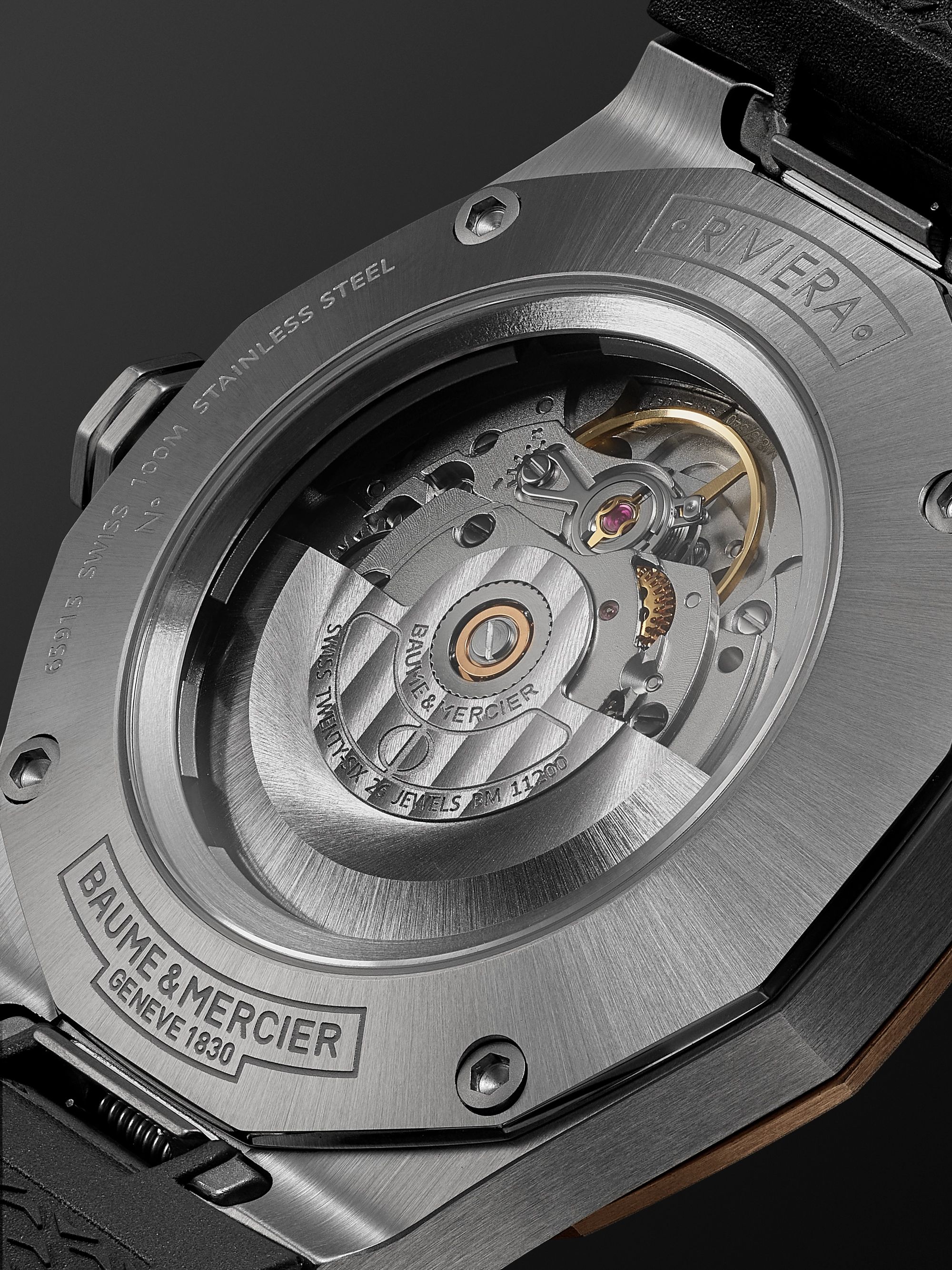 BAUME & MERCIER Riviera Automatic 42mm Stainless Steel, Titanium and Rubber Watch, Ref. No. 10660