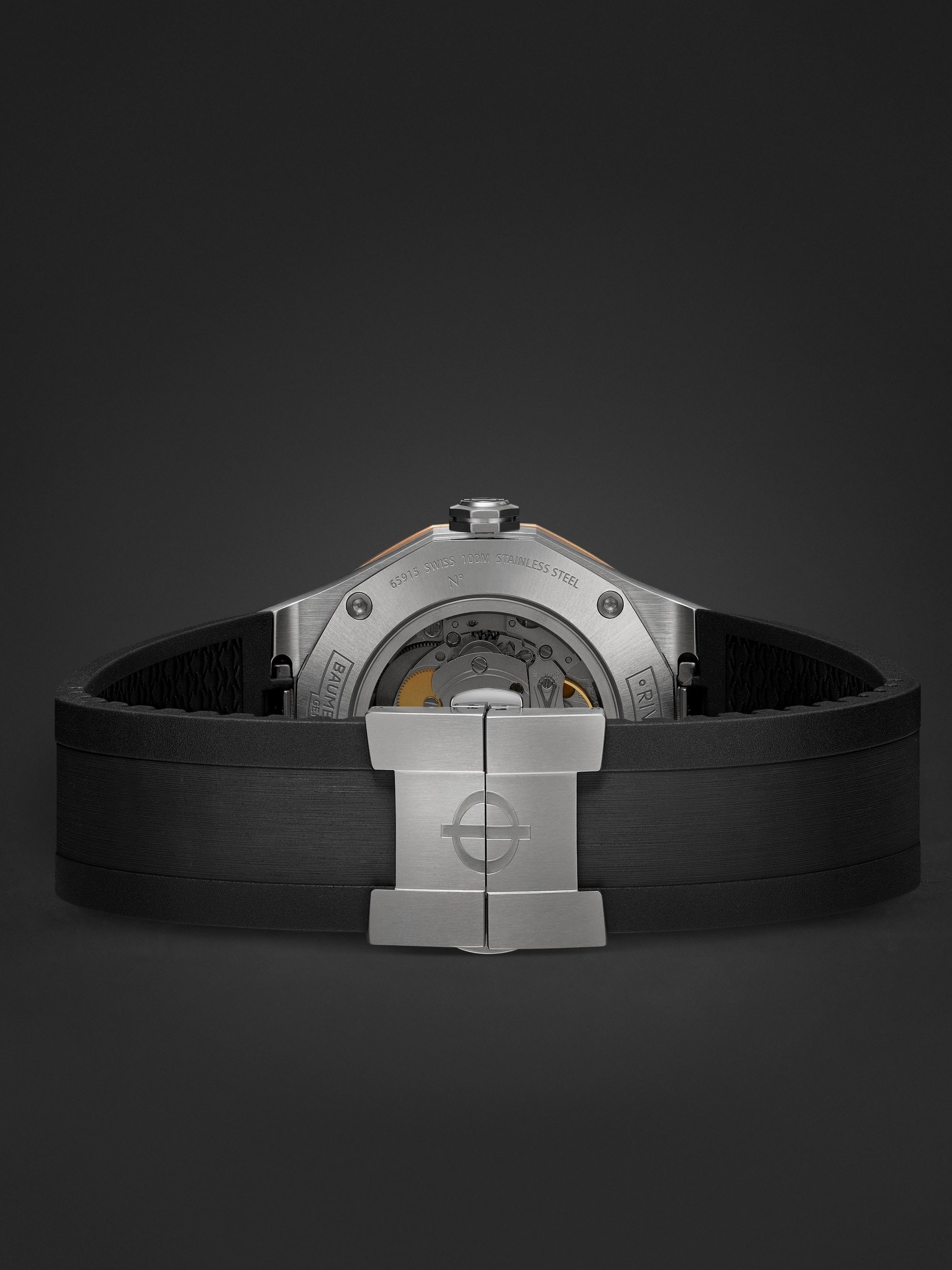 BAUME & MERCIER Riviera Automatic 42mm Stainless Steel, Titanium and Rubber Watch, Ref. No. 10660