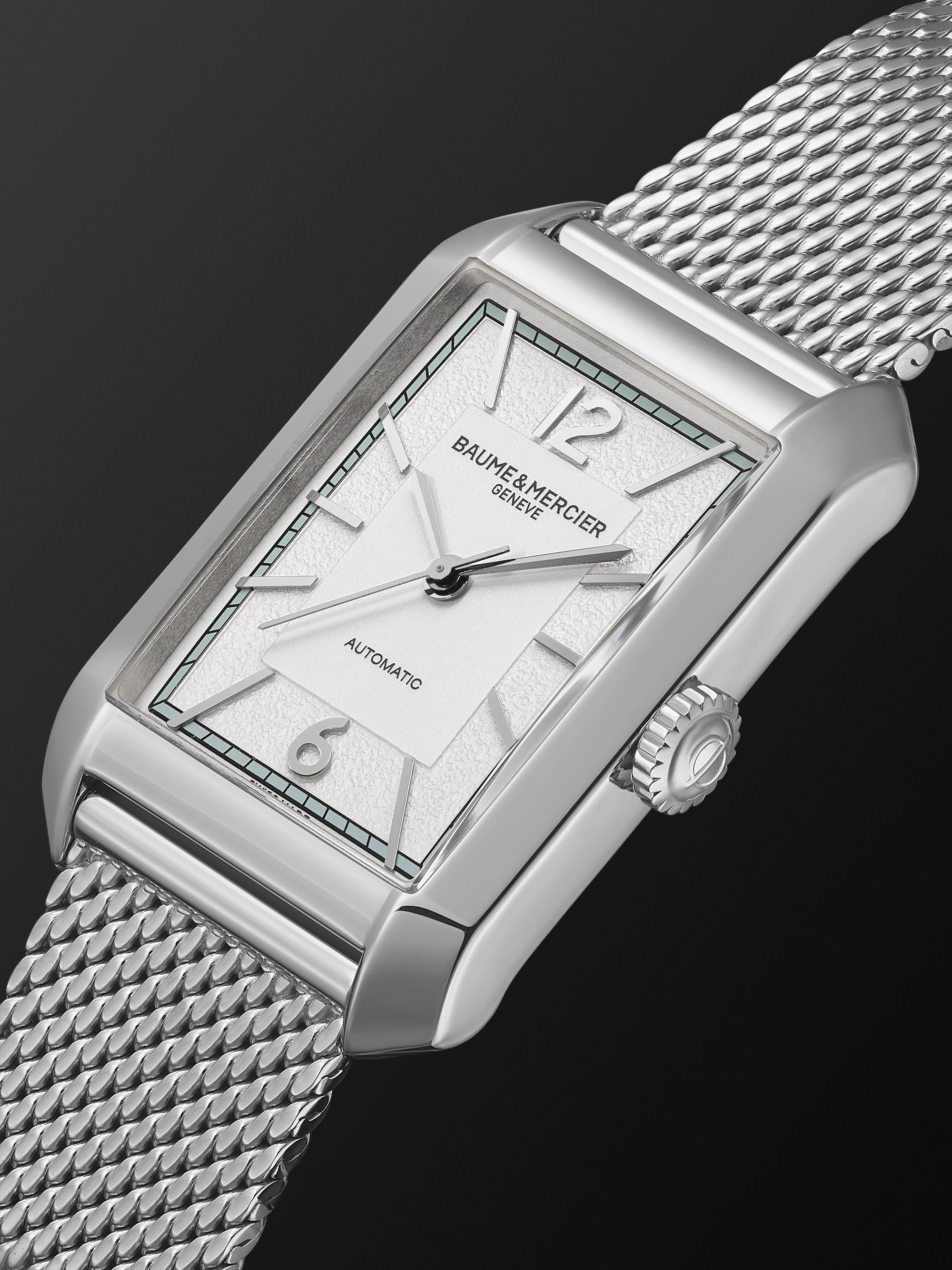 BAUME & MERCIER Hampton Automatic 27.5mm Stainless Steel Watch, Ref. No. M0A10672