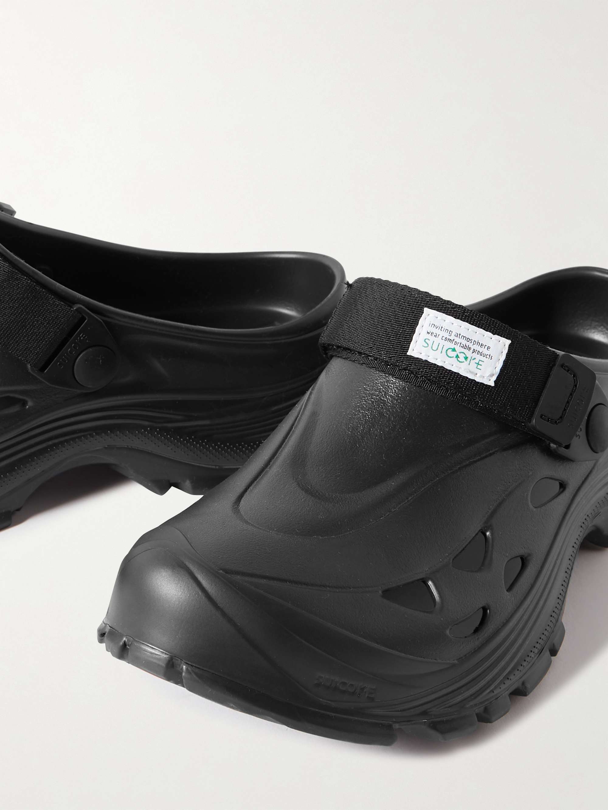SUICOKE Mok Injection Webbing-Trimmed EVA Rubber Mules