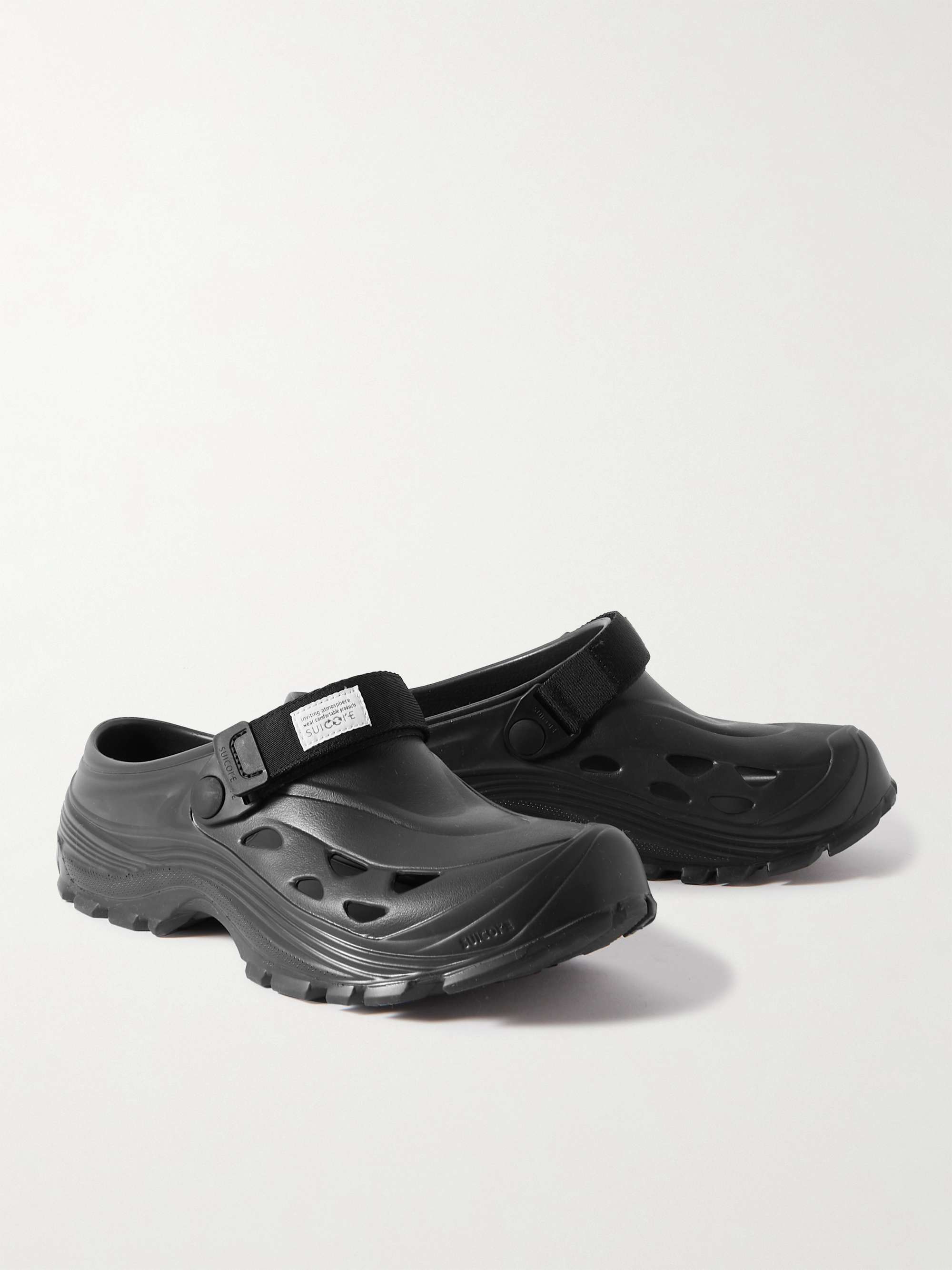 SUICOKE Mok Injection Webbing-Trimmed EVA Rubber Mules