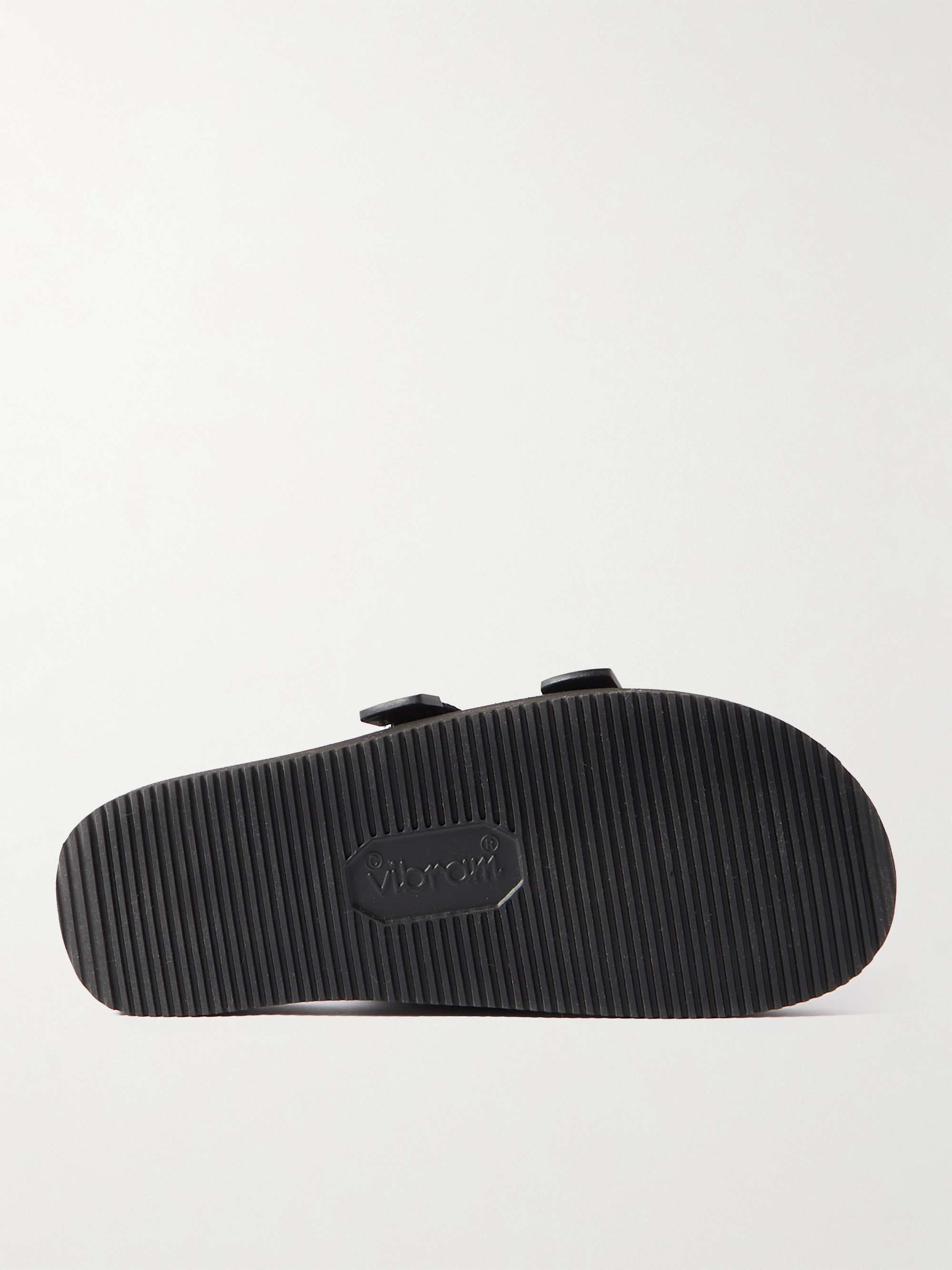 SUICOKE KAW-VS Webbing-Trimmed Suede Sandals for Men | MR PORTER