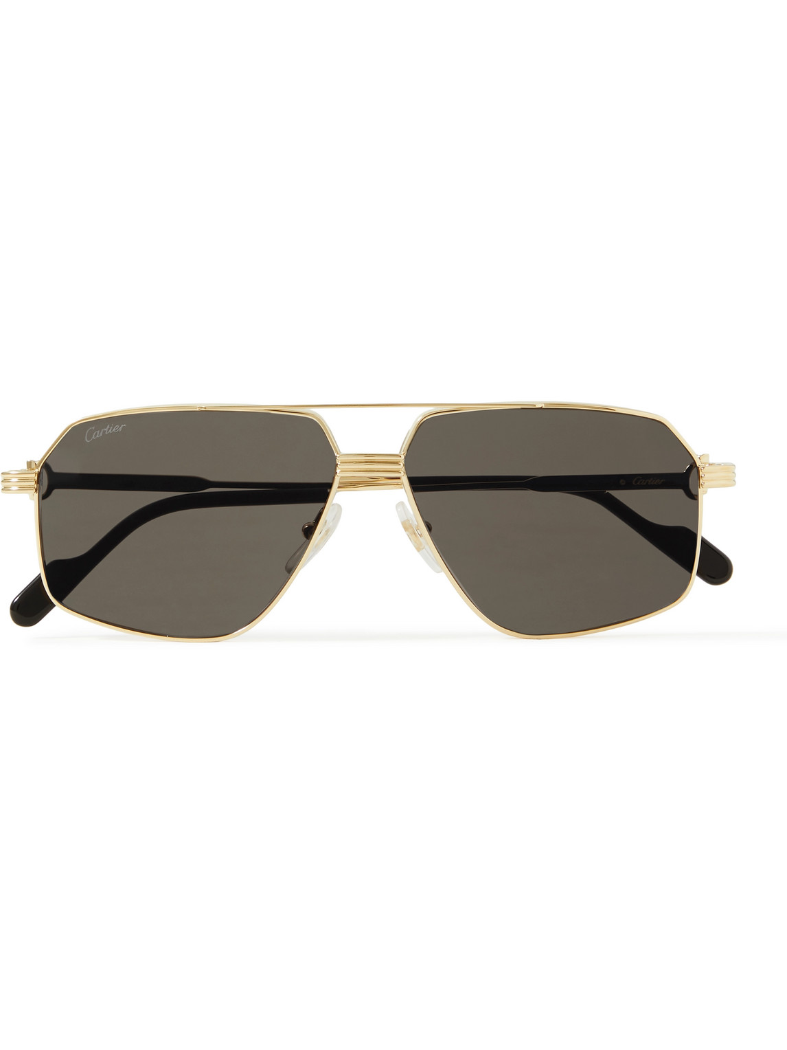 Cartier Eyewear - Aviator-Style Gold-Tone Sunglasses - Men - Gold