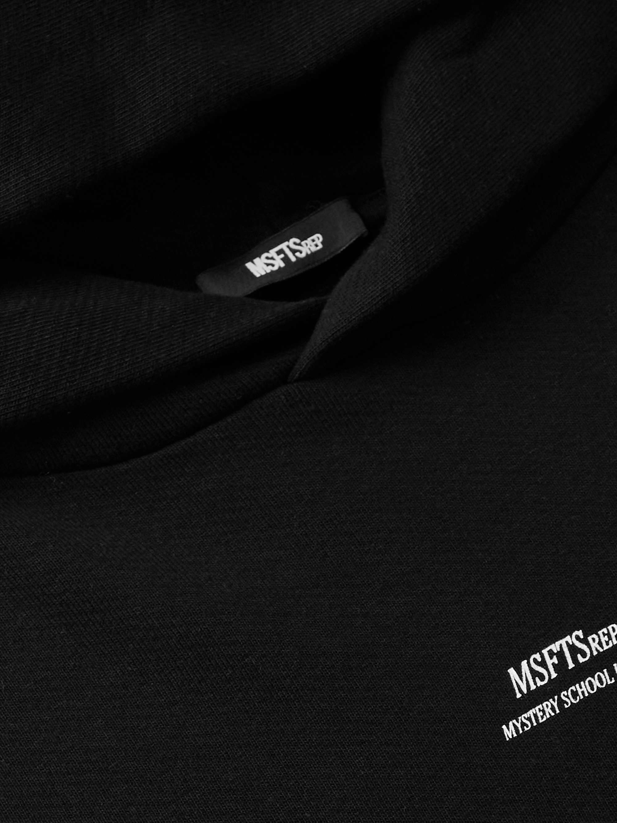 MSFTSREP Printed Cotton-Jersey Hoodie