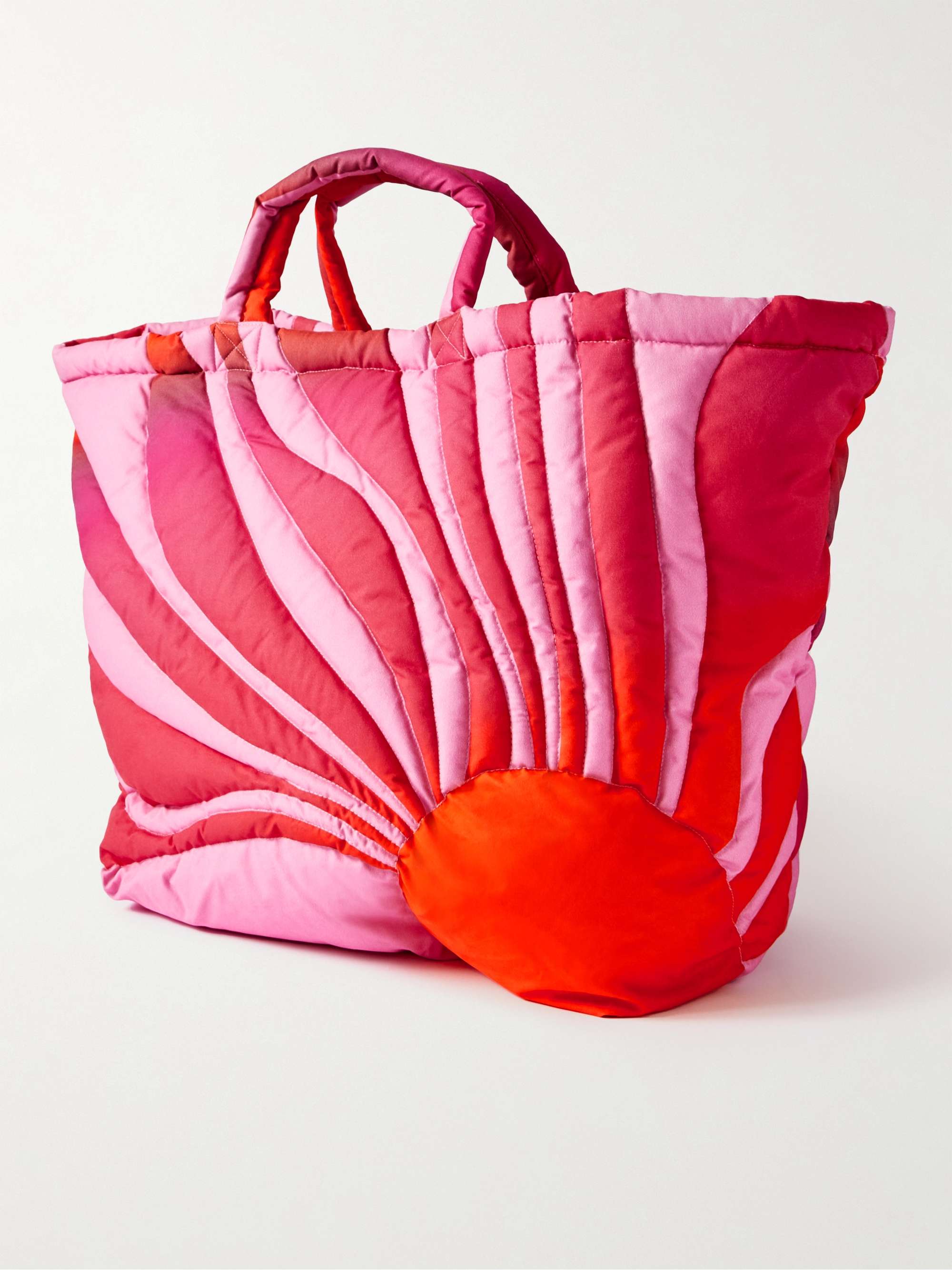 ERL Padded Quilted Cotton Down Tote Bag