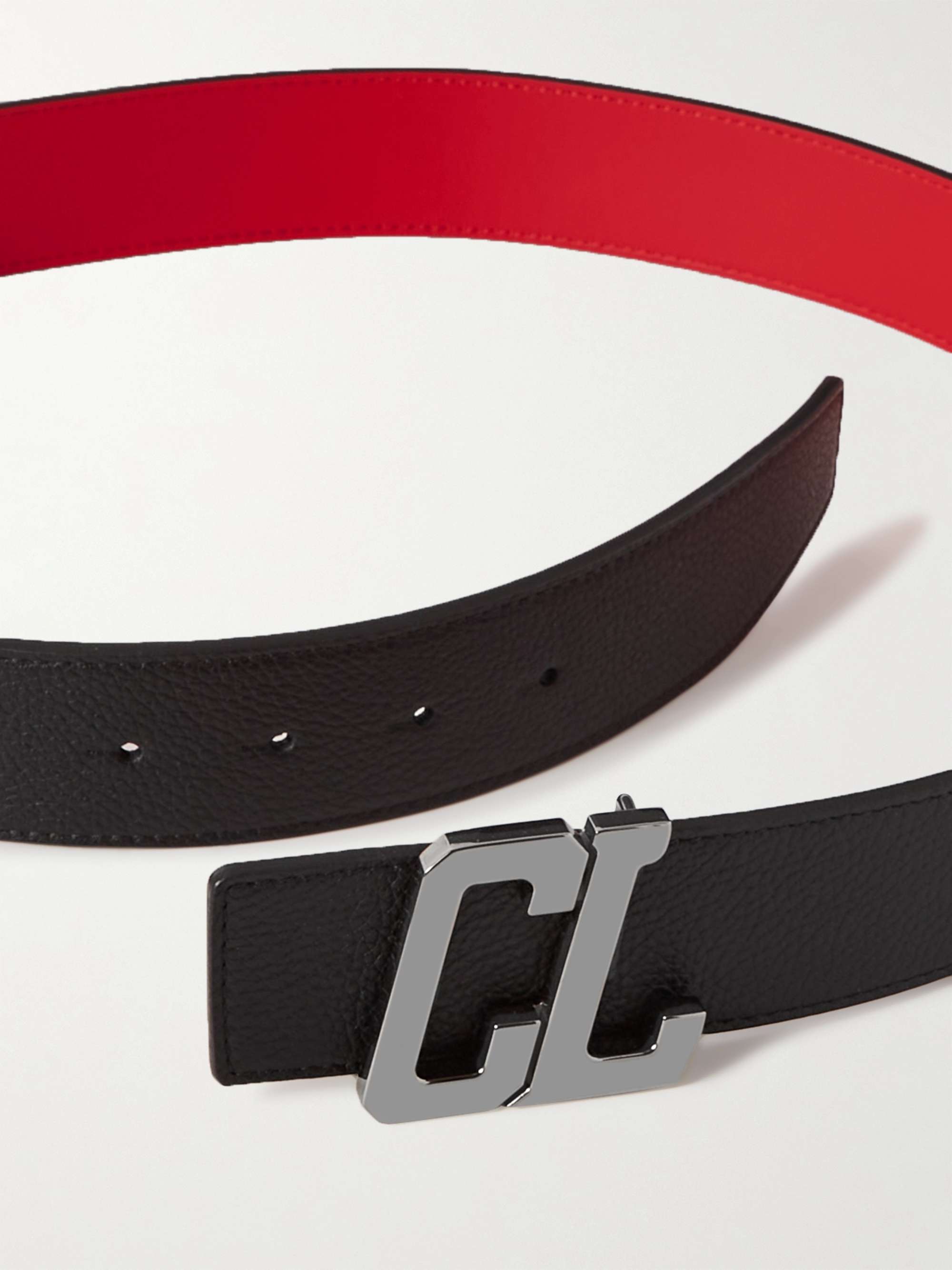 CHRISTIAN LOUBOUTIN Happy Rui 4cm Leather Belt