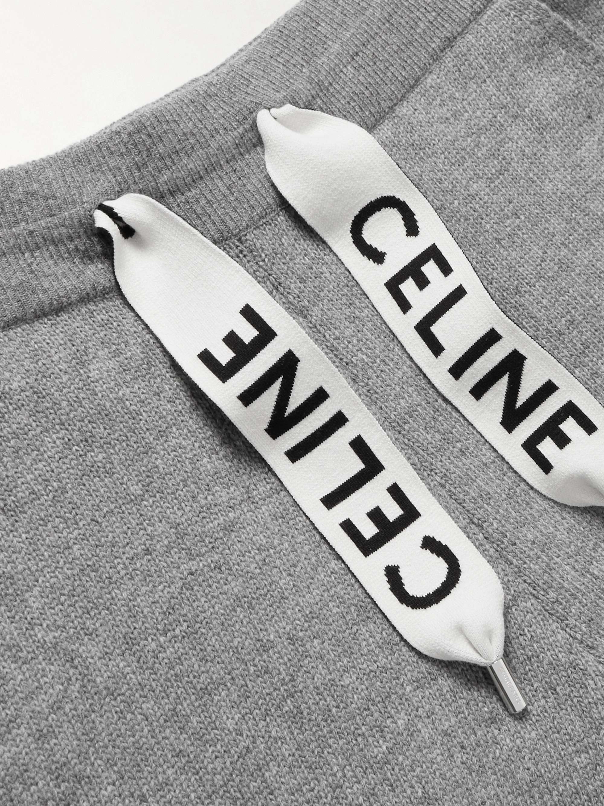 CELINE HOMME Wool and Cashmere-Blend Sweatpants