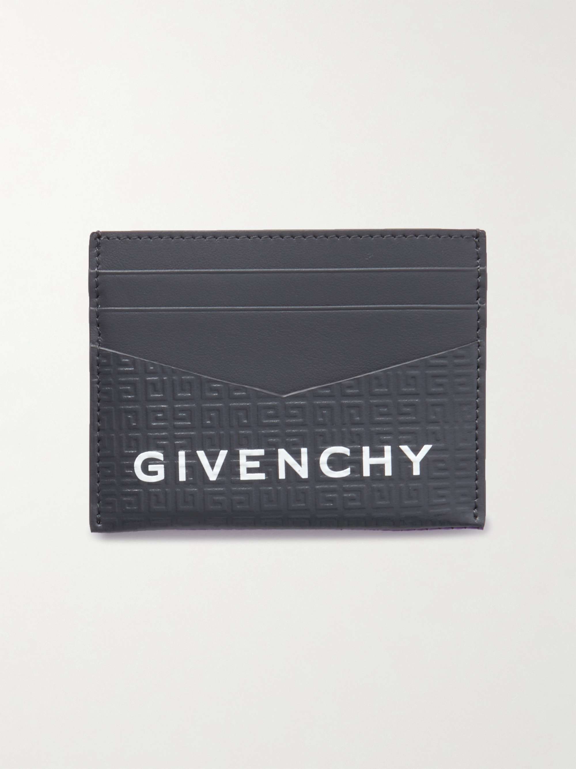 GIVENCHY Logo-Embossed Leather Cardholder for Men | MR PORTER
