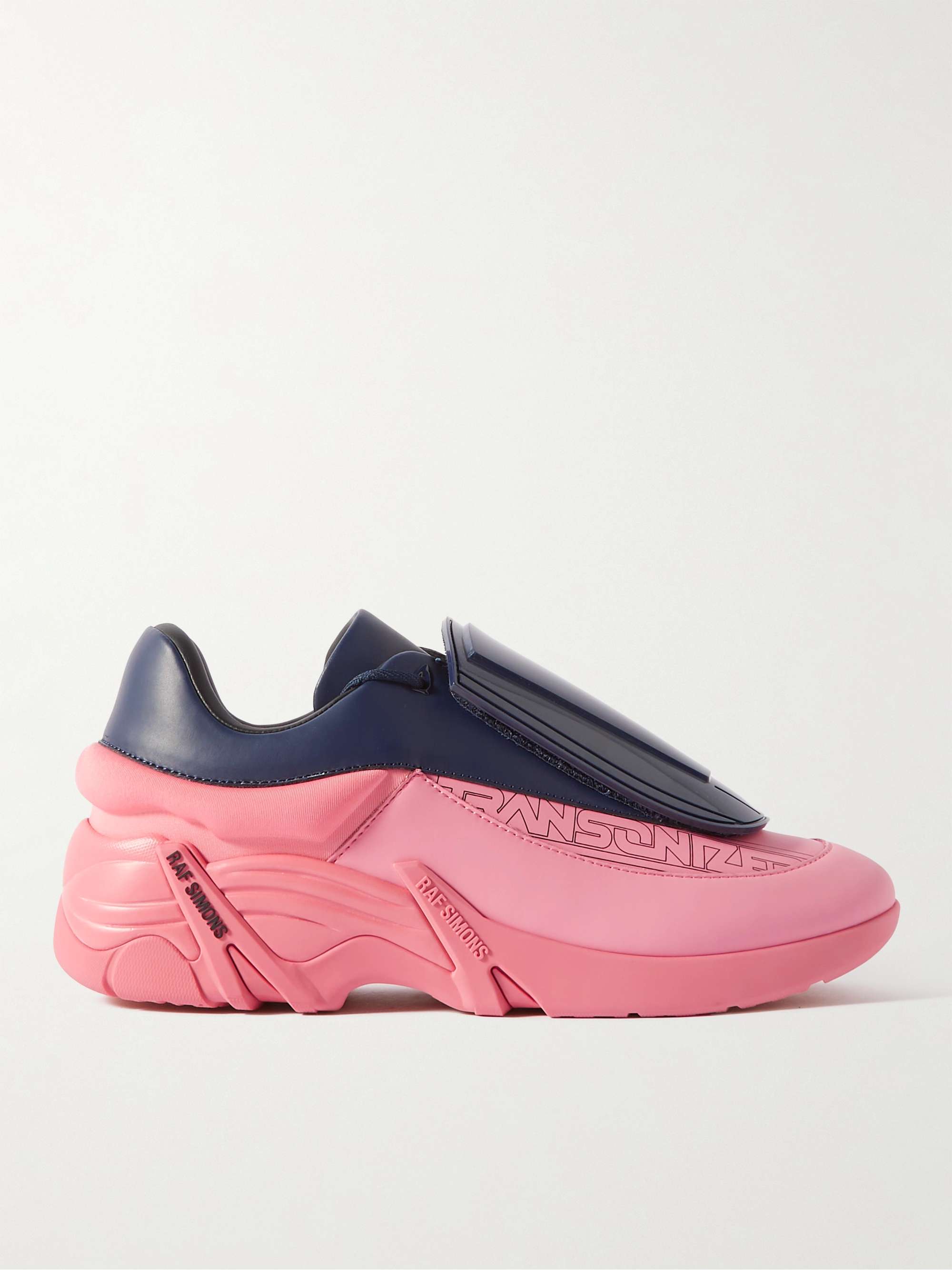 kardinal rækkevidde Afspejling RAF SIMONS Antei Shell and PVC-Trimmed Leather Sneakers for Men | MR PORTER