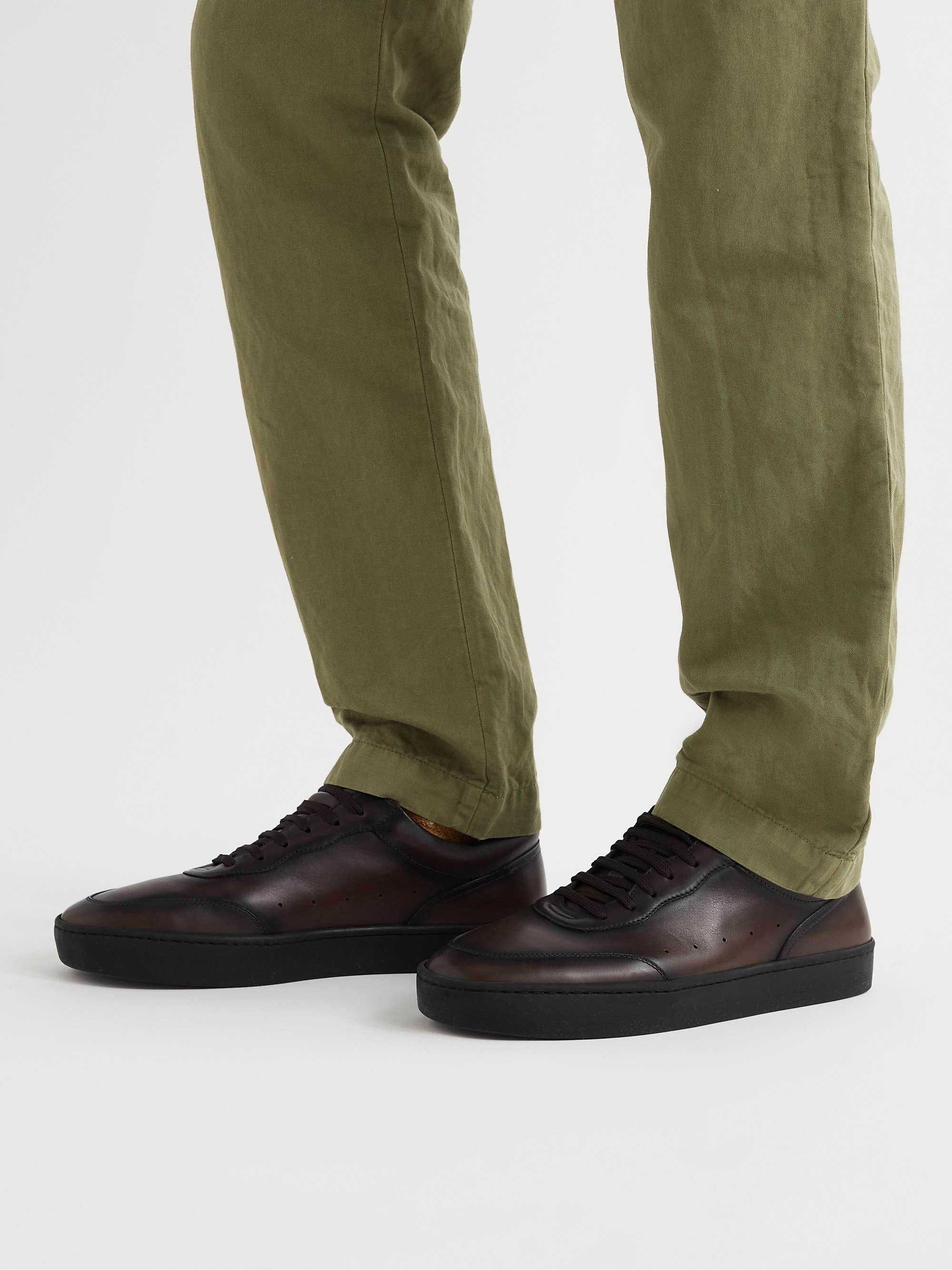 OFFICINE CREATIVE Kyle Lux Leather Sneakers