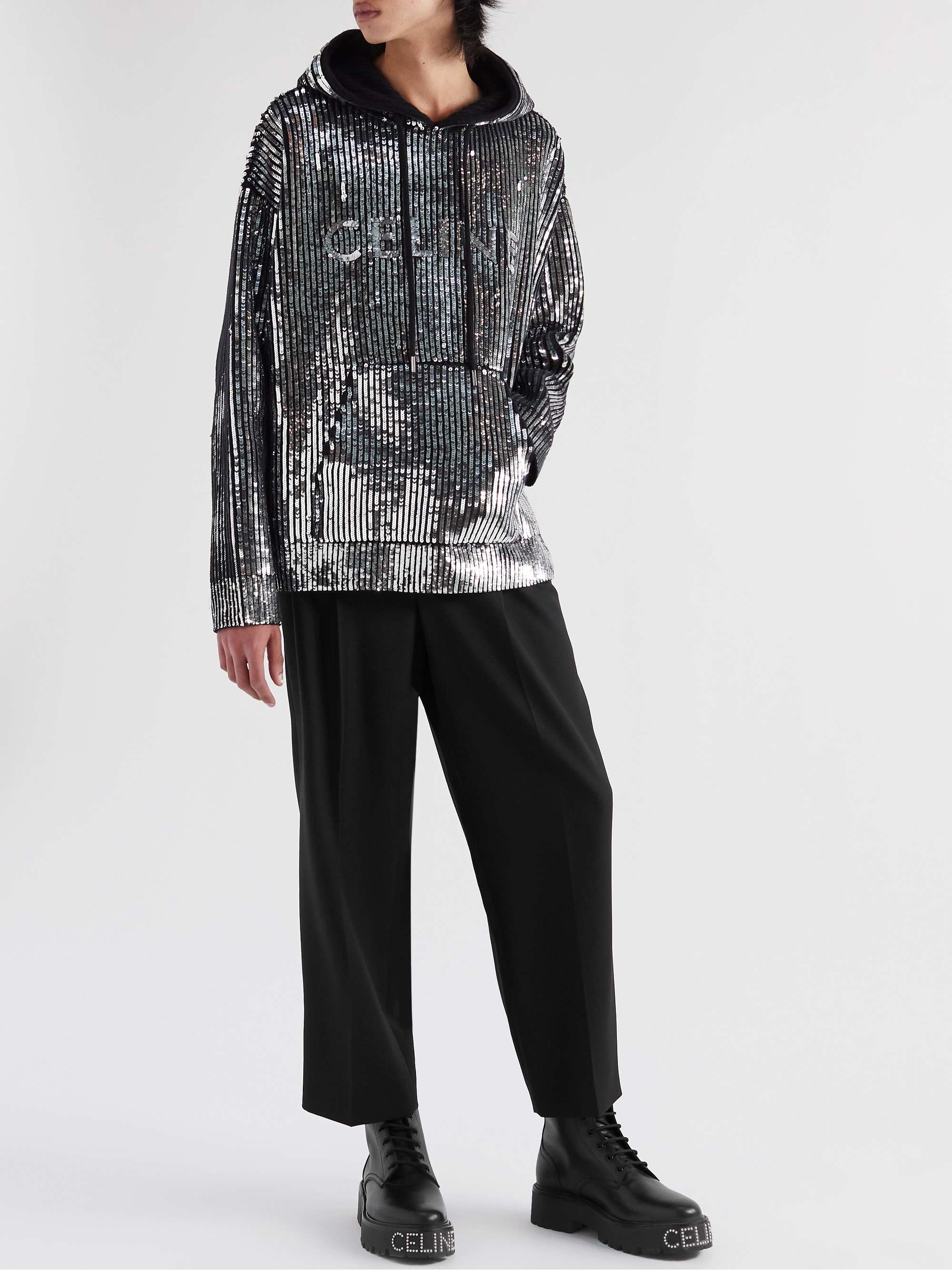 完成品 celine STRIPED wide chino trousers - poumonquebec.ca