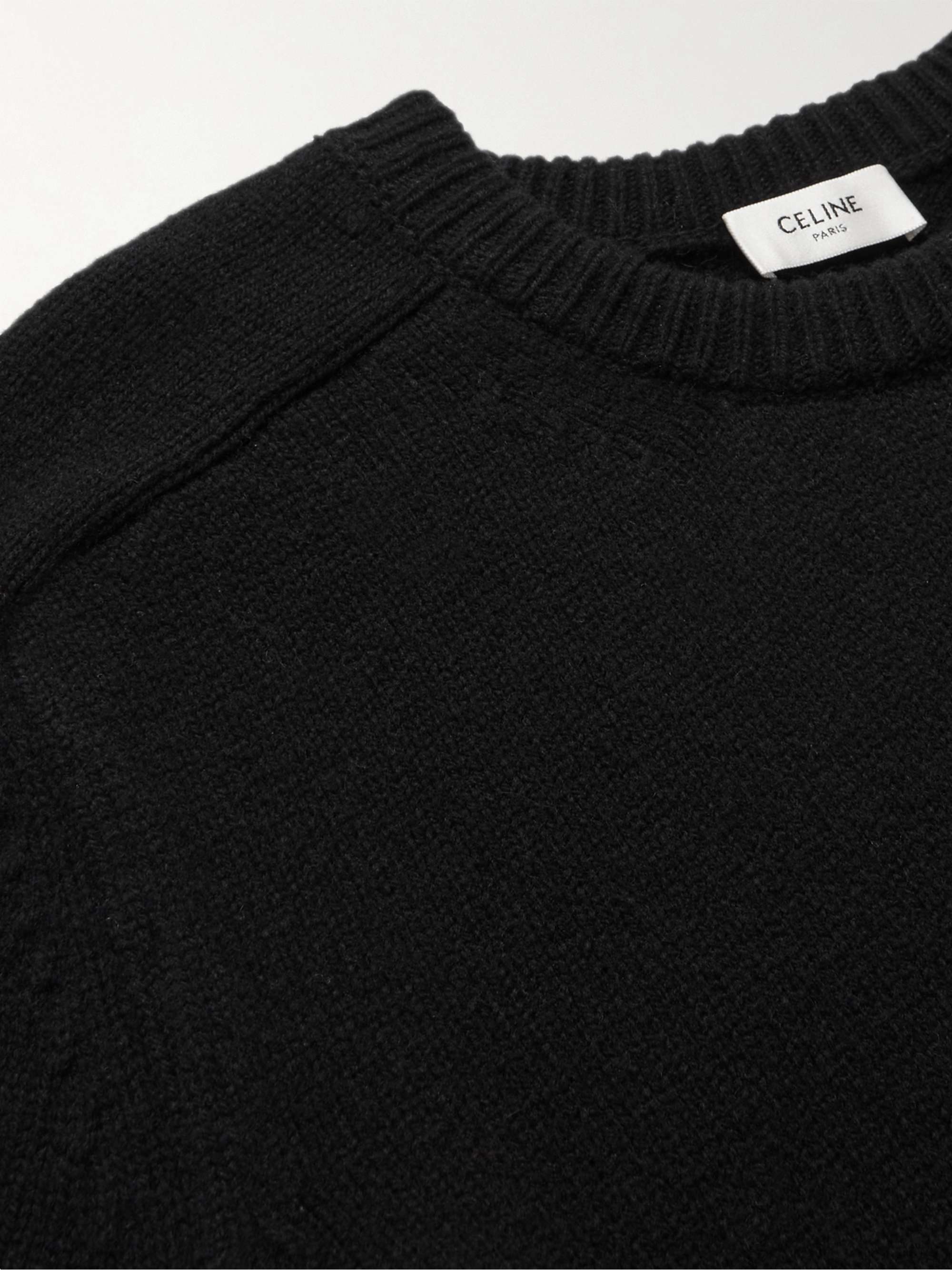 CELINE HOMME Wool and Cashmere-Blend Sweater