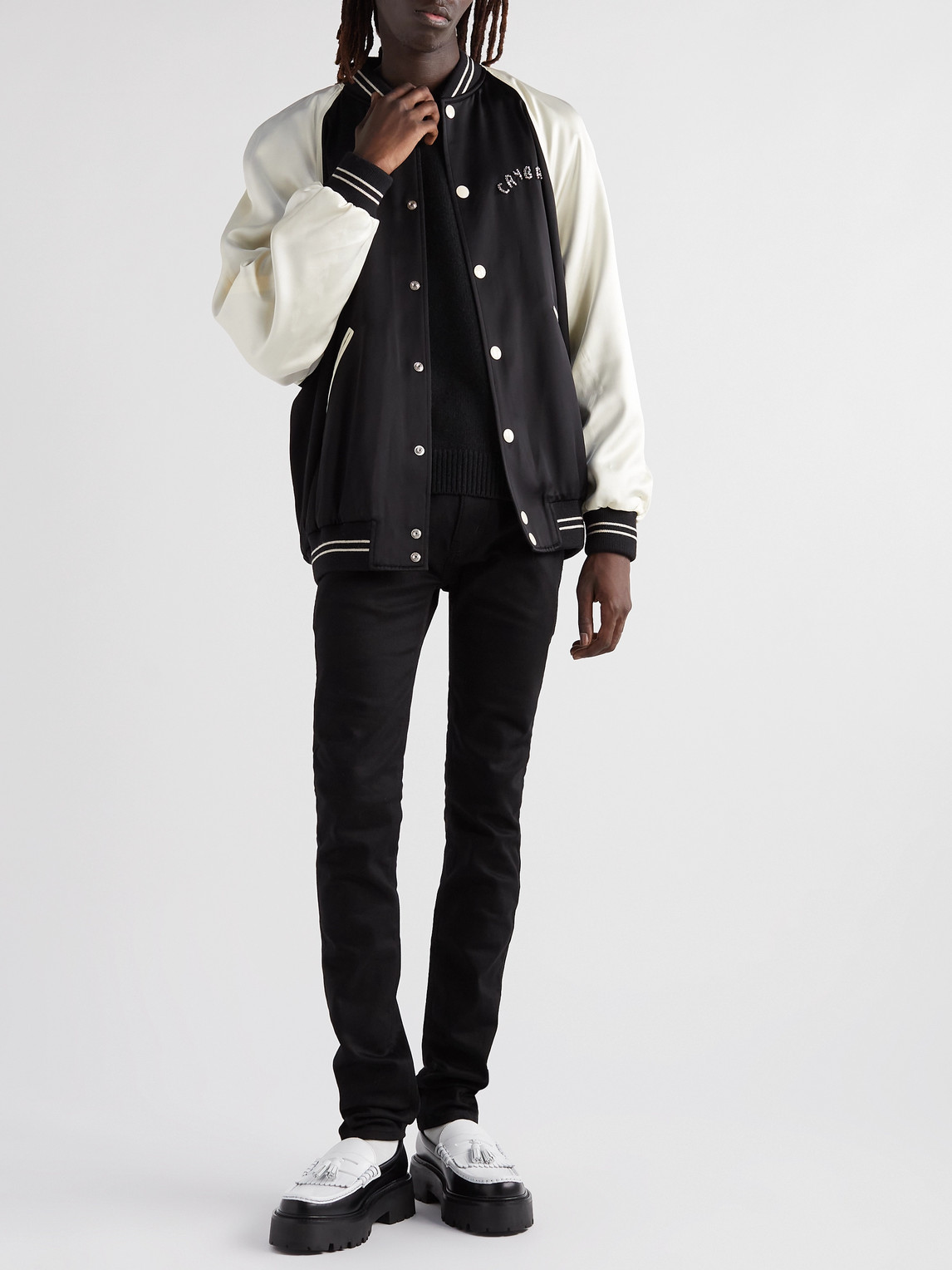 Celine Wool And Cashmere-blend Sweater In Black