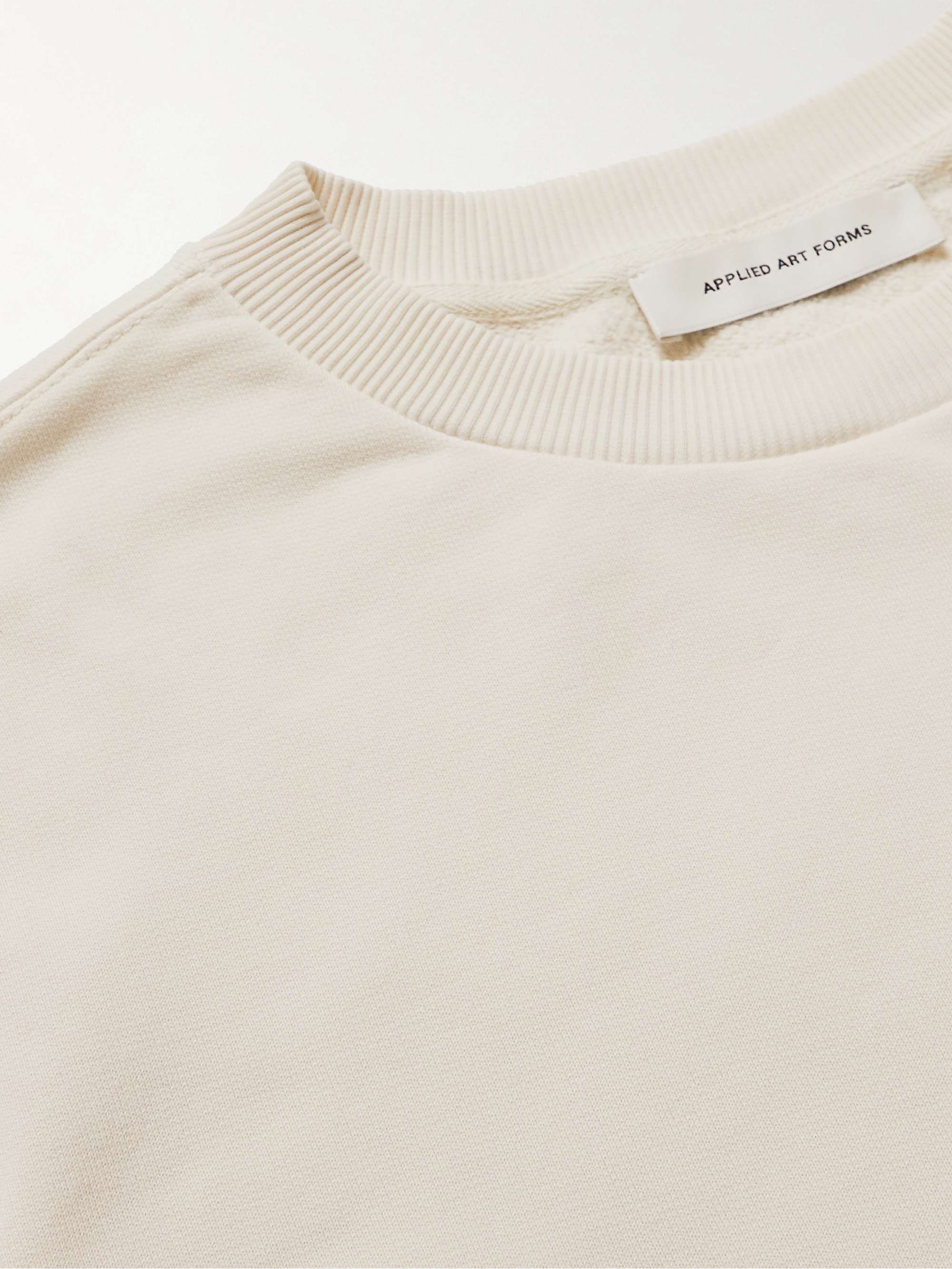 APPLIED ART FORMS NM1-2 Cotton-Jersey Sweater