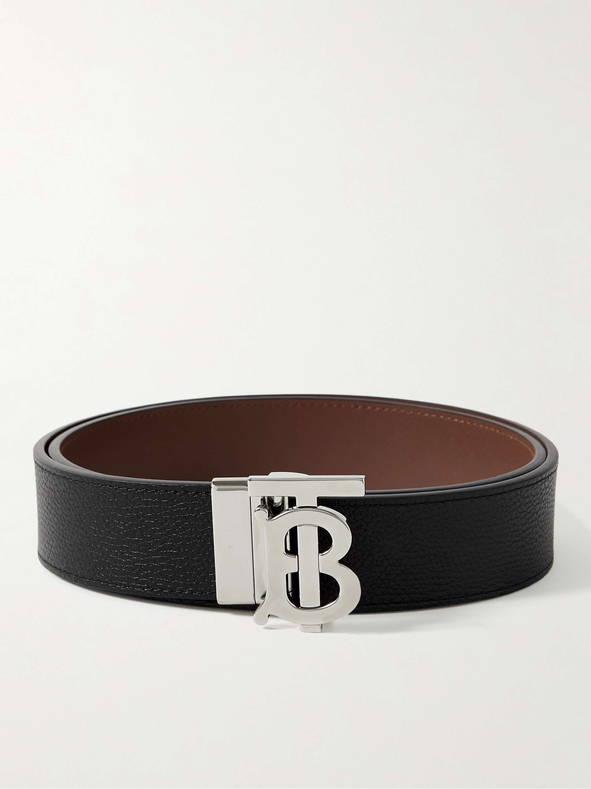 3.5cm Reversible Leather Belt