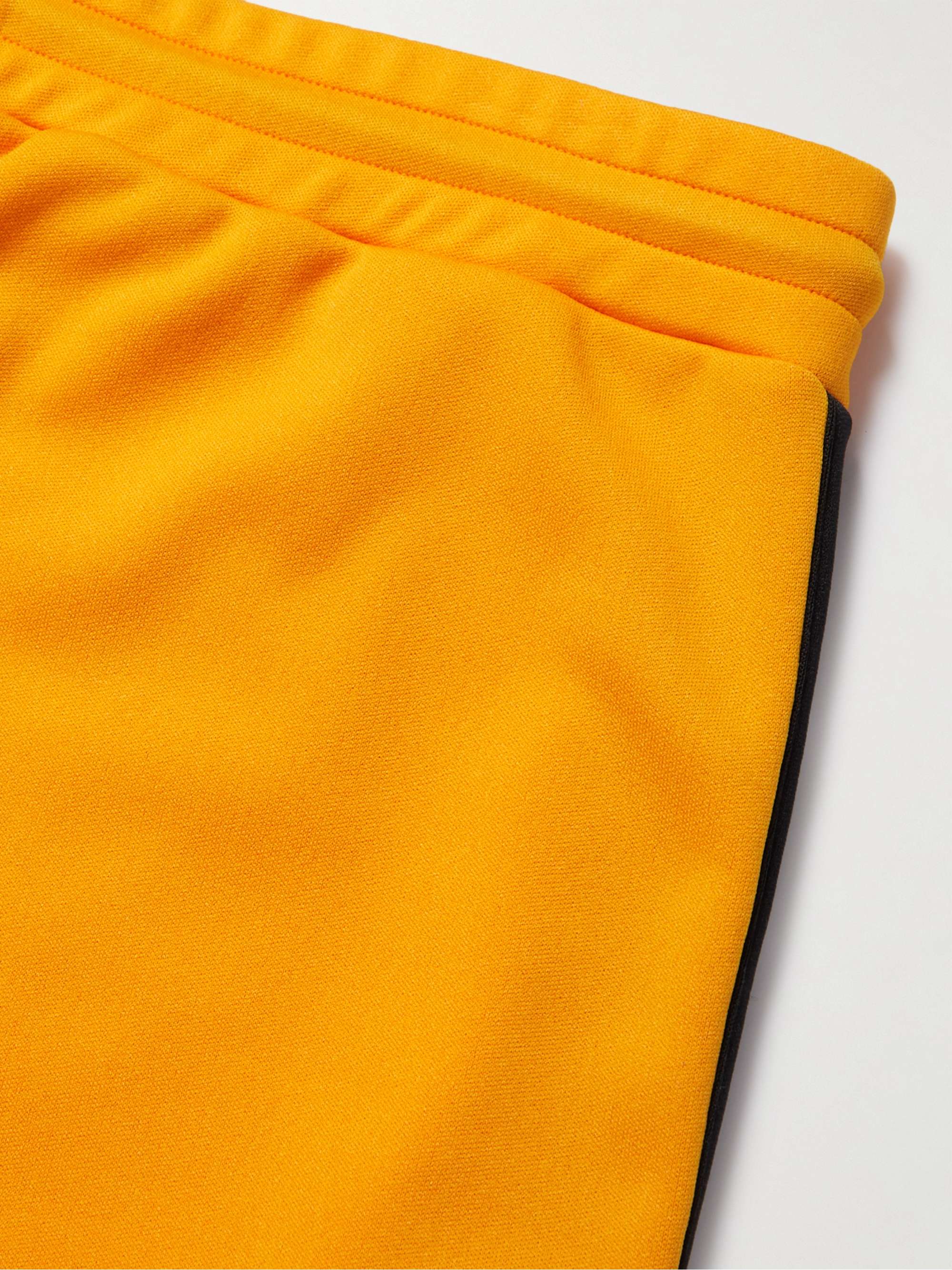 CELINE HOMME Button-Detailed Striped Jersey Track Pants
