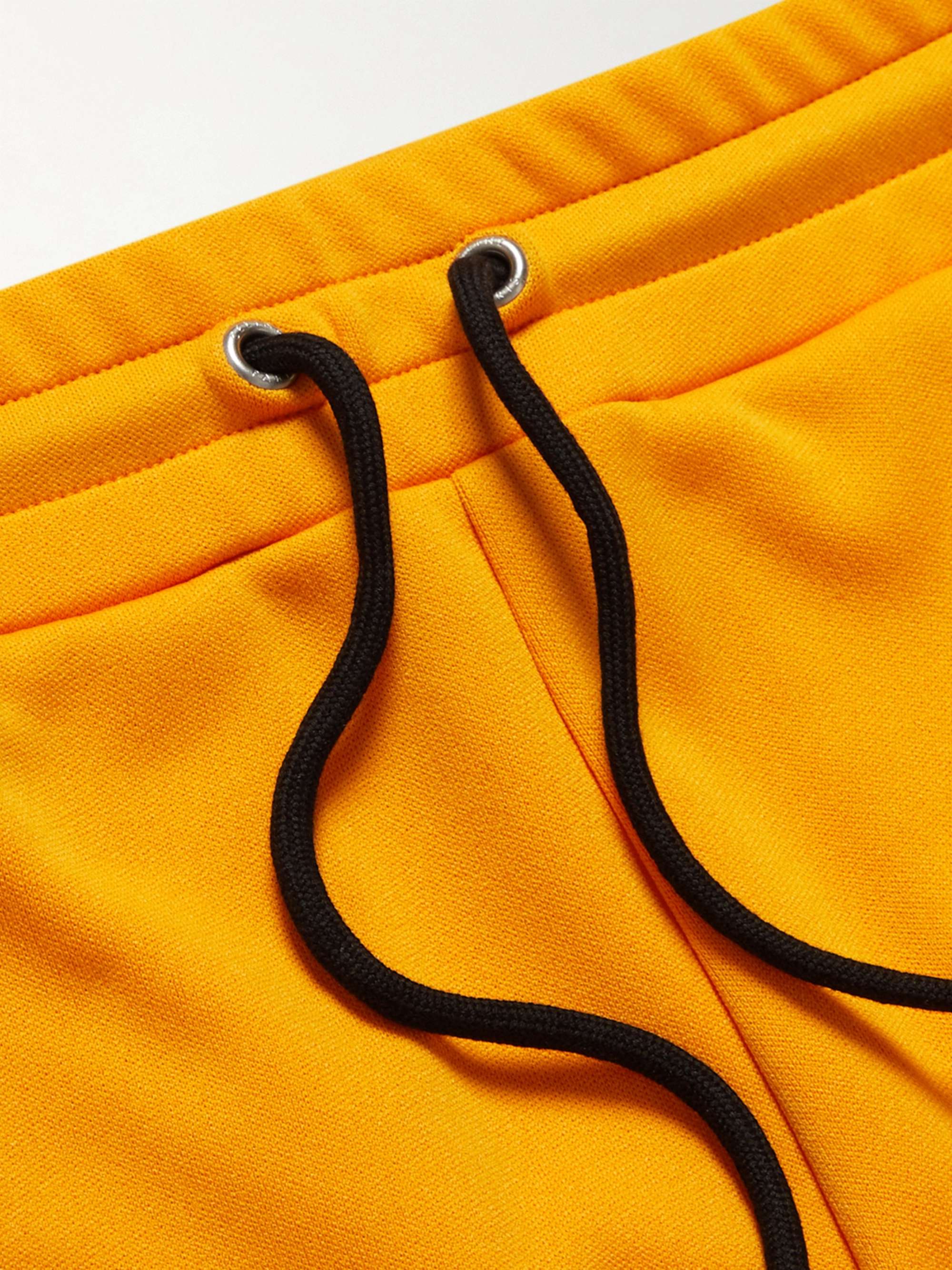 CELINE HOMME Button-Detailed Striped Jersey Track Pants