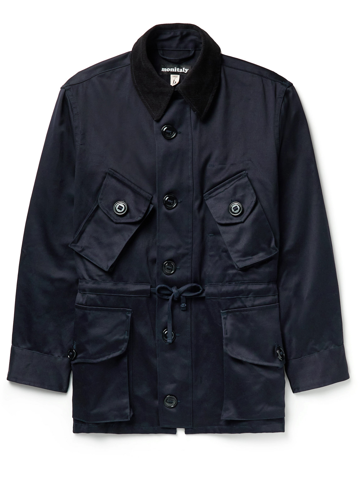 Throwing Fits Type B Corduroy-Trimmed Cotton-Sateen Jacket