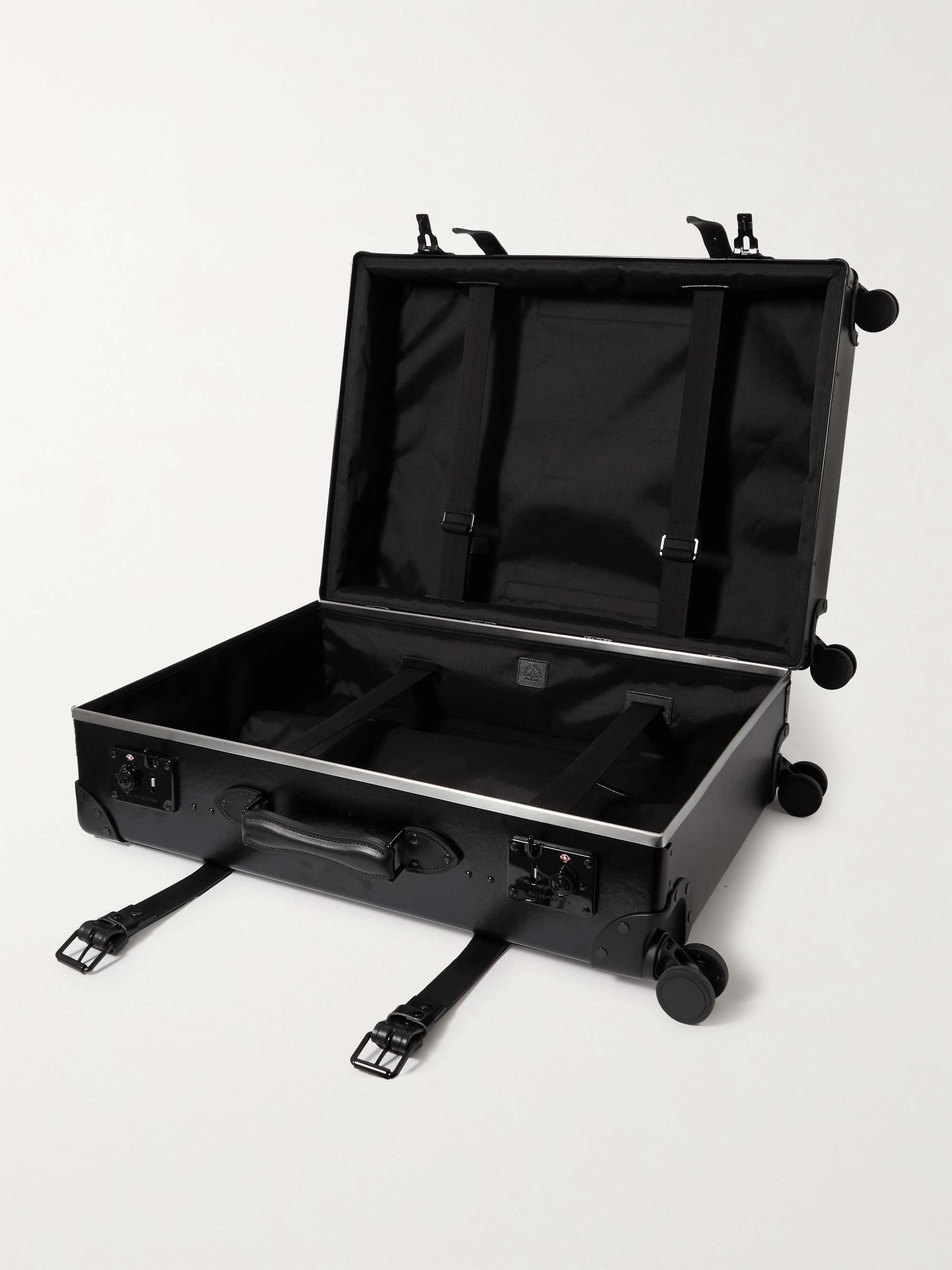 GLOBE-TROTTER Centenary Check-In Leather-Trimmed Trolley Suitcase
