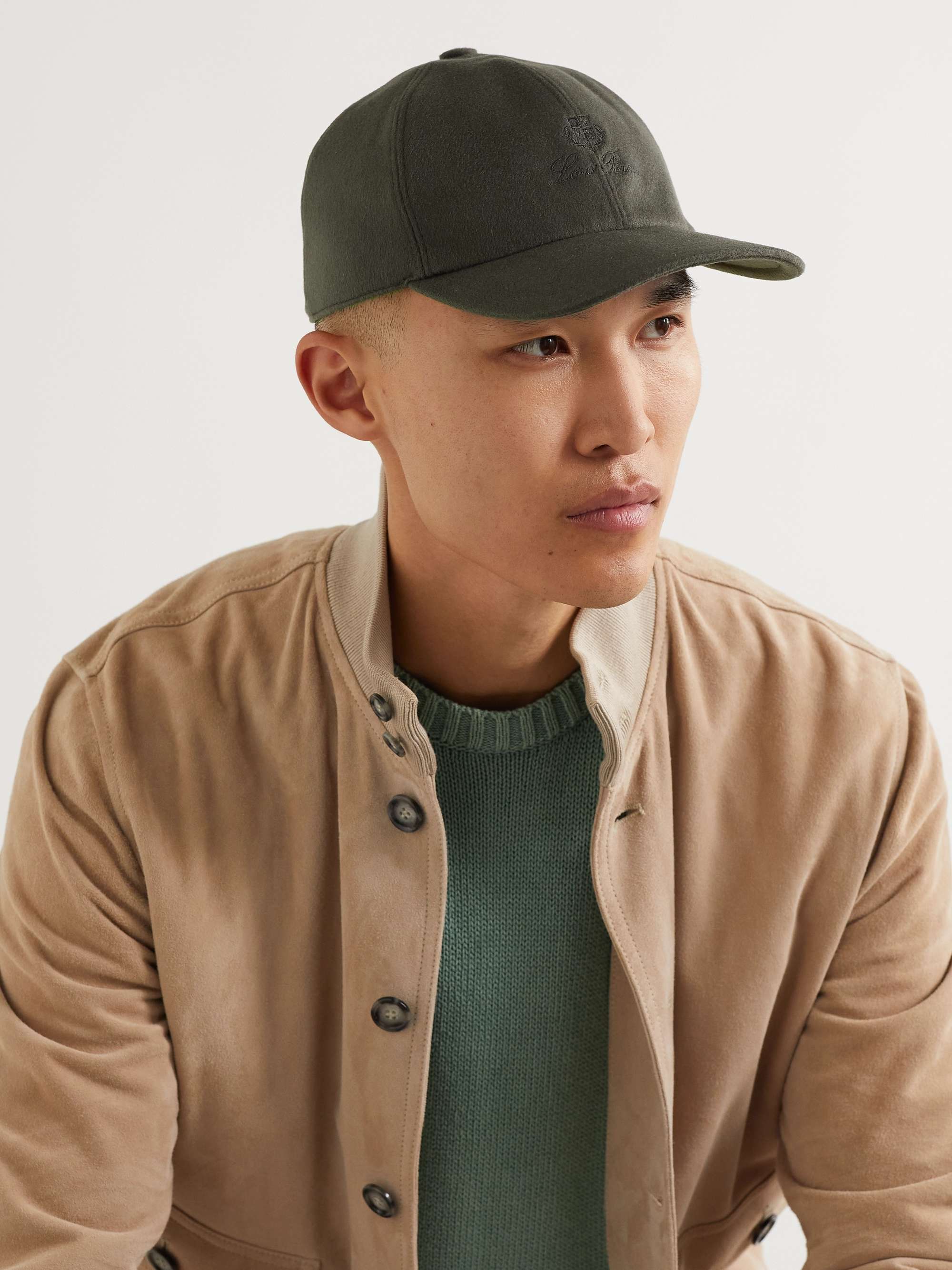 Logo-Embroidered Storm System® Cashmere Baseball Cap