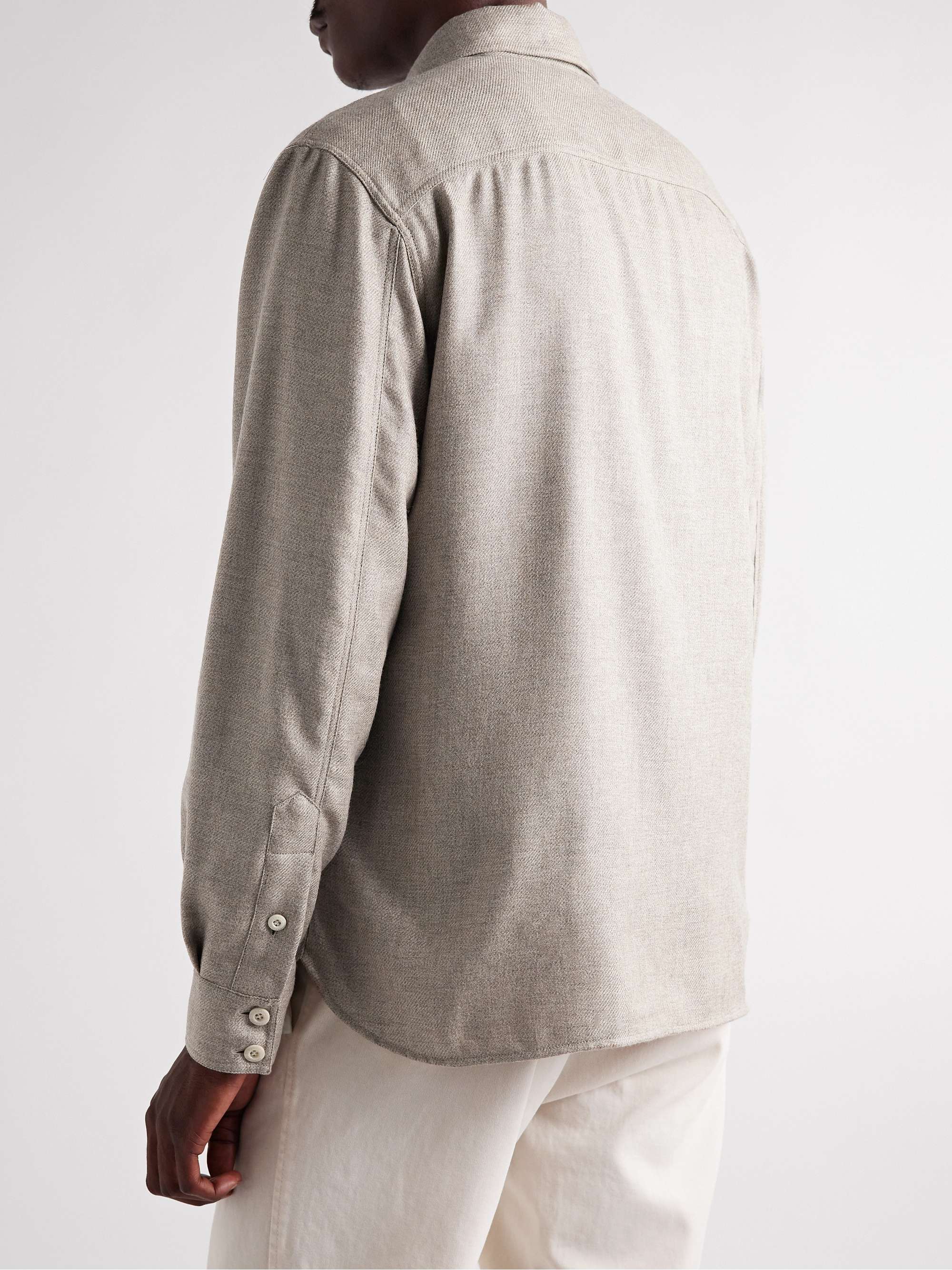 CARUSO Cashmere Overshirt for Men | MR PORTER