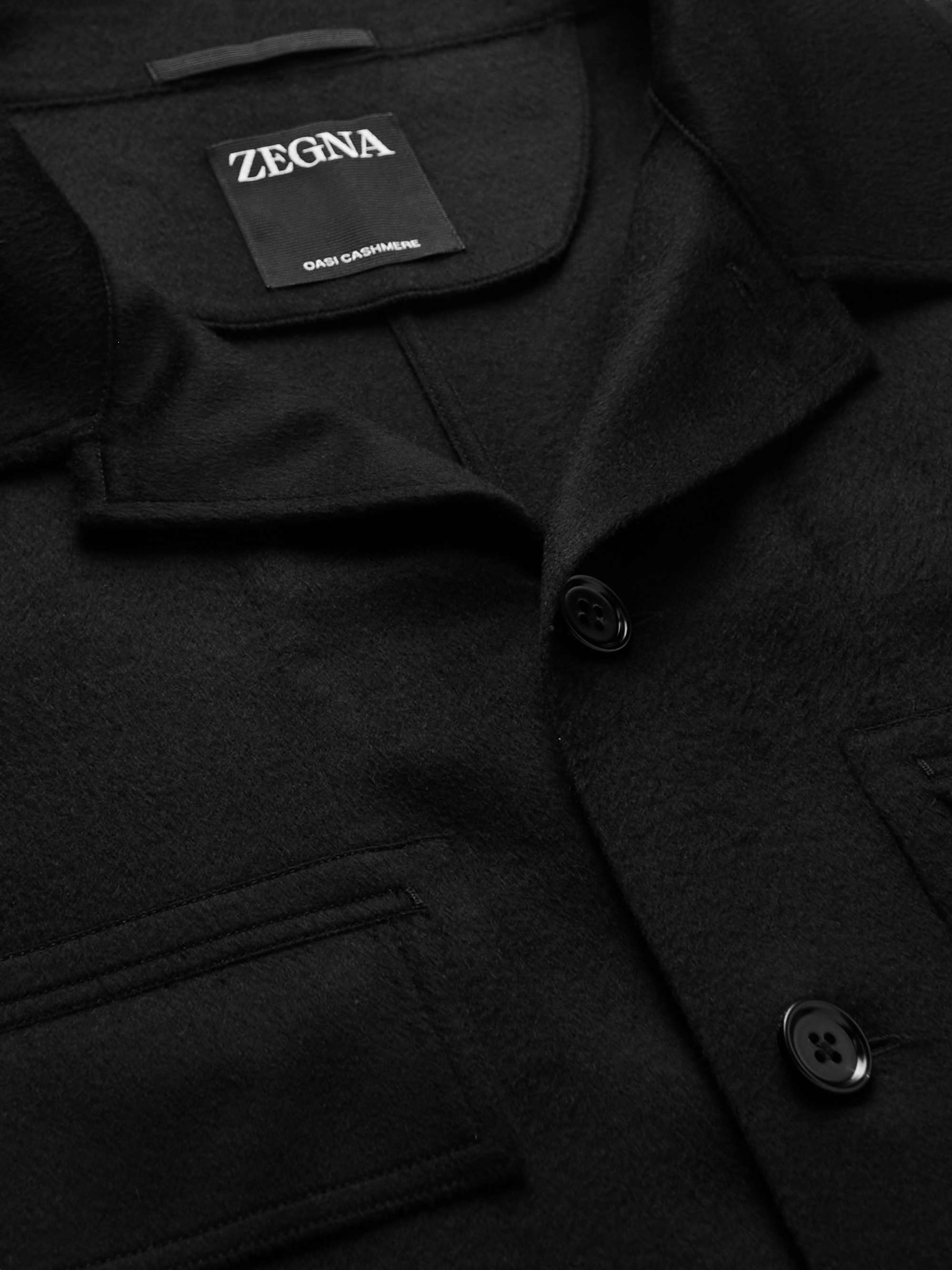 ZEGNA Oasi Cashmere-Felt Overshirt