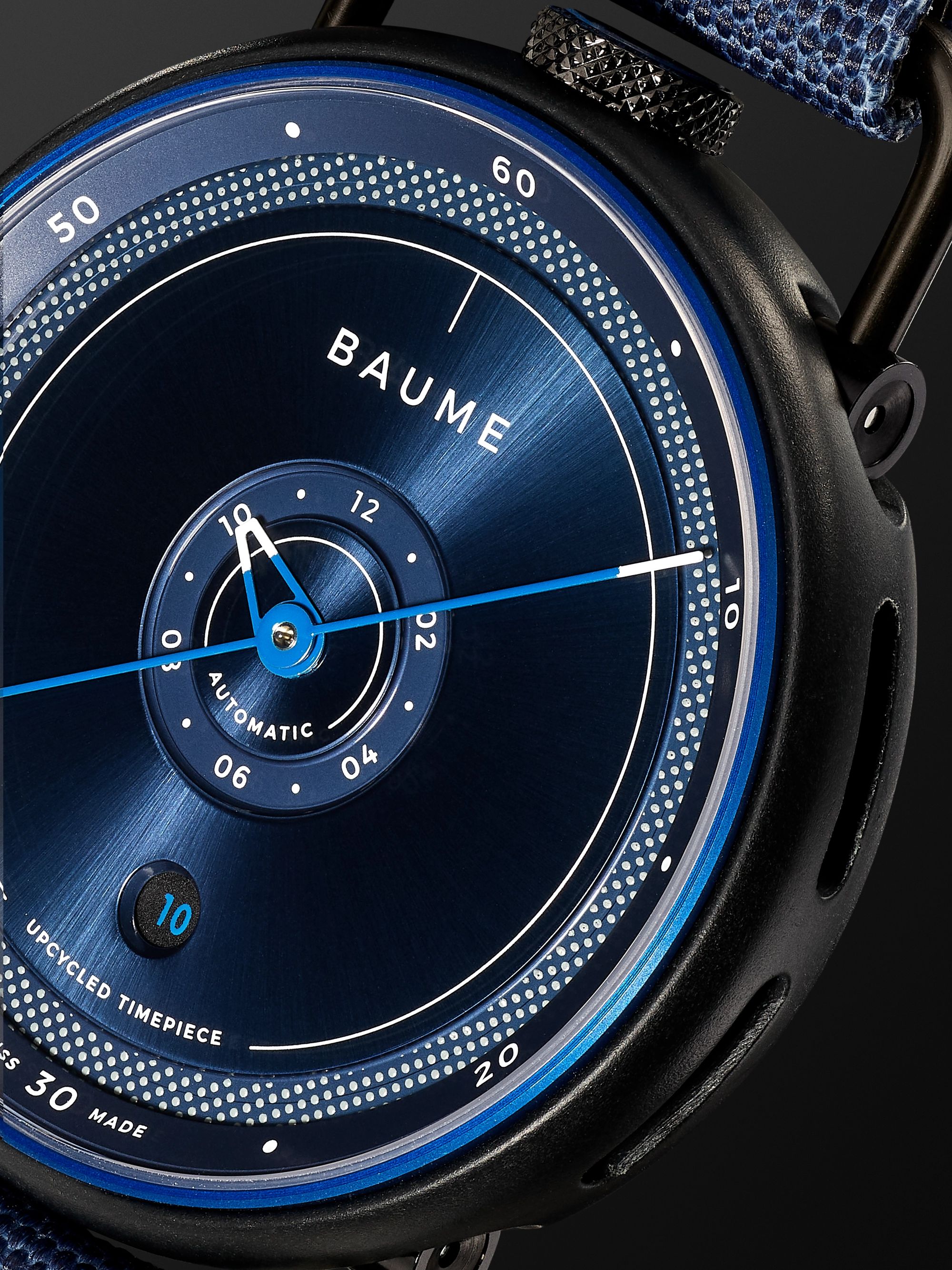 BAUME & MERCIER Ocean II Automatic 42mm Plastic, Aluminium and SEAQUAL Canvas Watch, Ref. No. 10680
