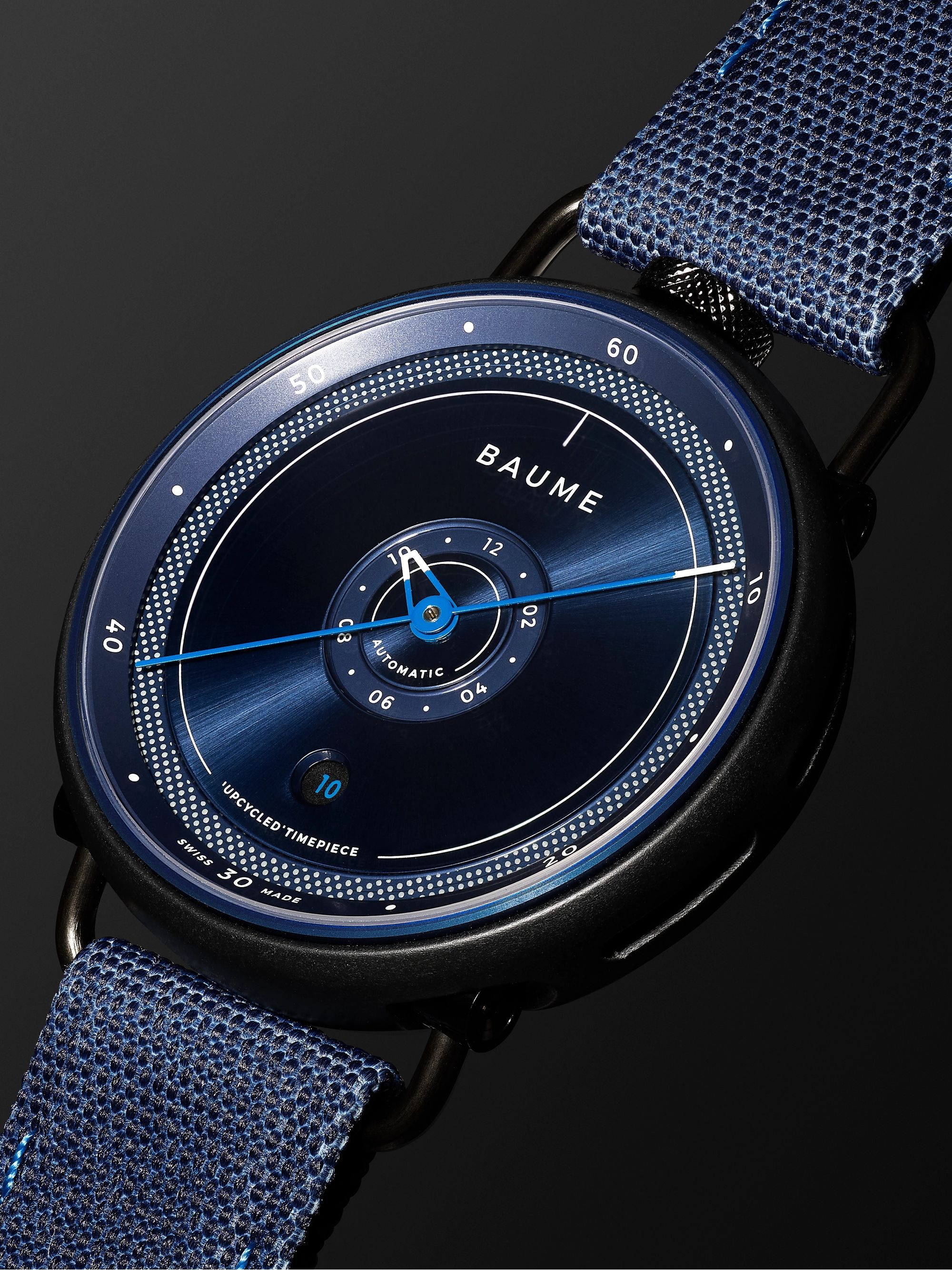 BAUME & MERCIER Ocean II Automatic 42mm Plastic, Aluminium and SEAQUAL Canvas Watch, Ref. No. 10680