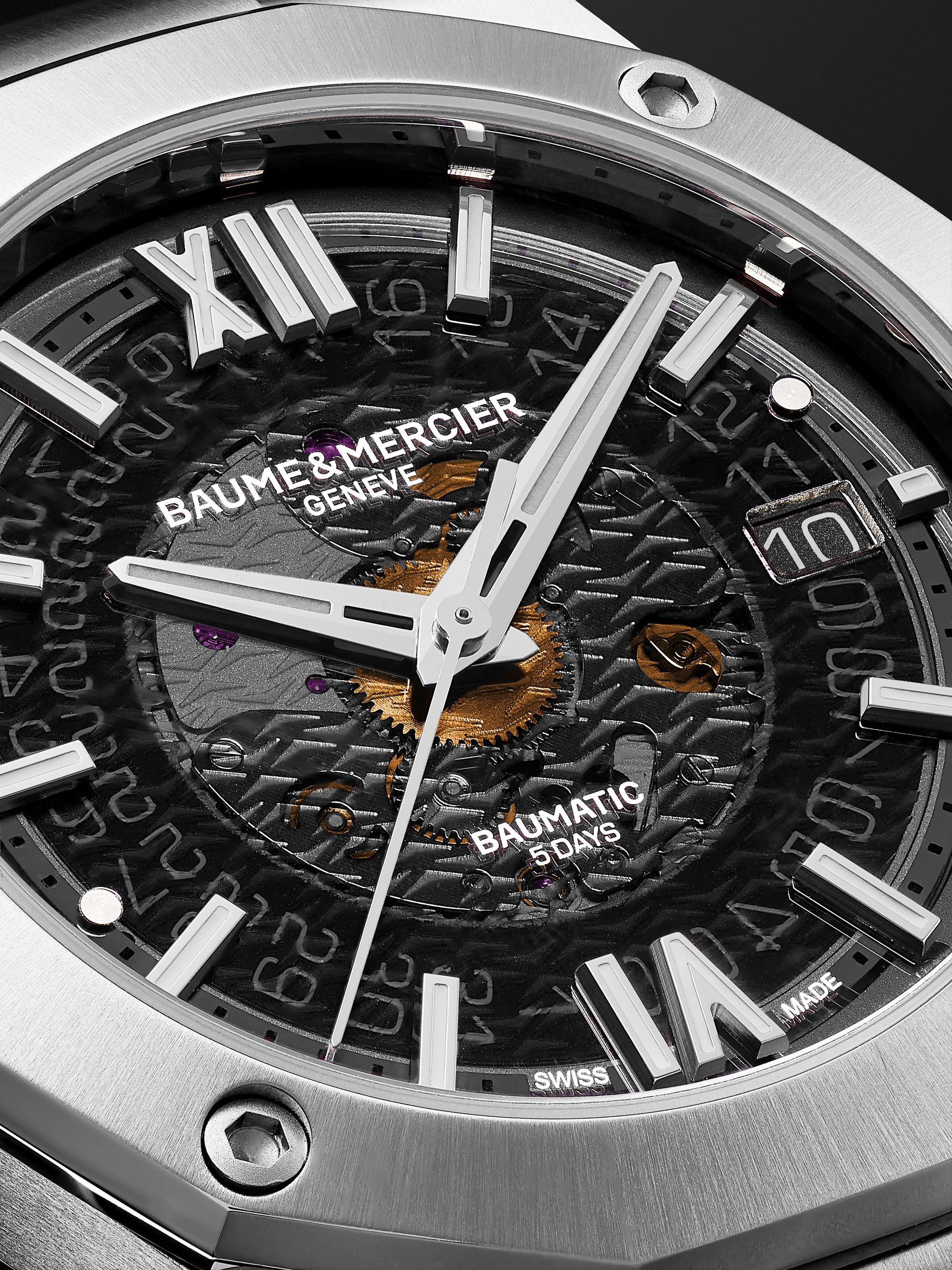 BAUME & MERCIER Riviera Automatic 42mm Stainless Steel Watch, Ref. No. M0A10702