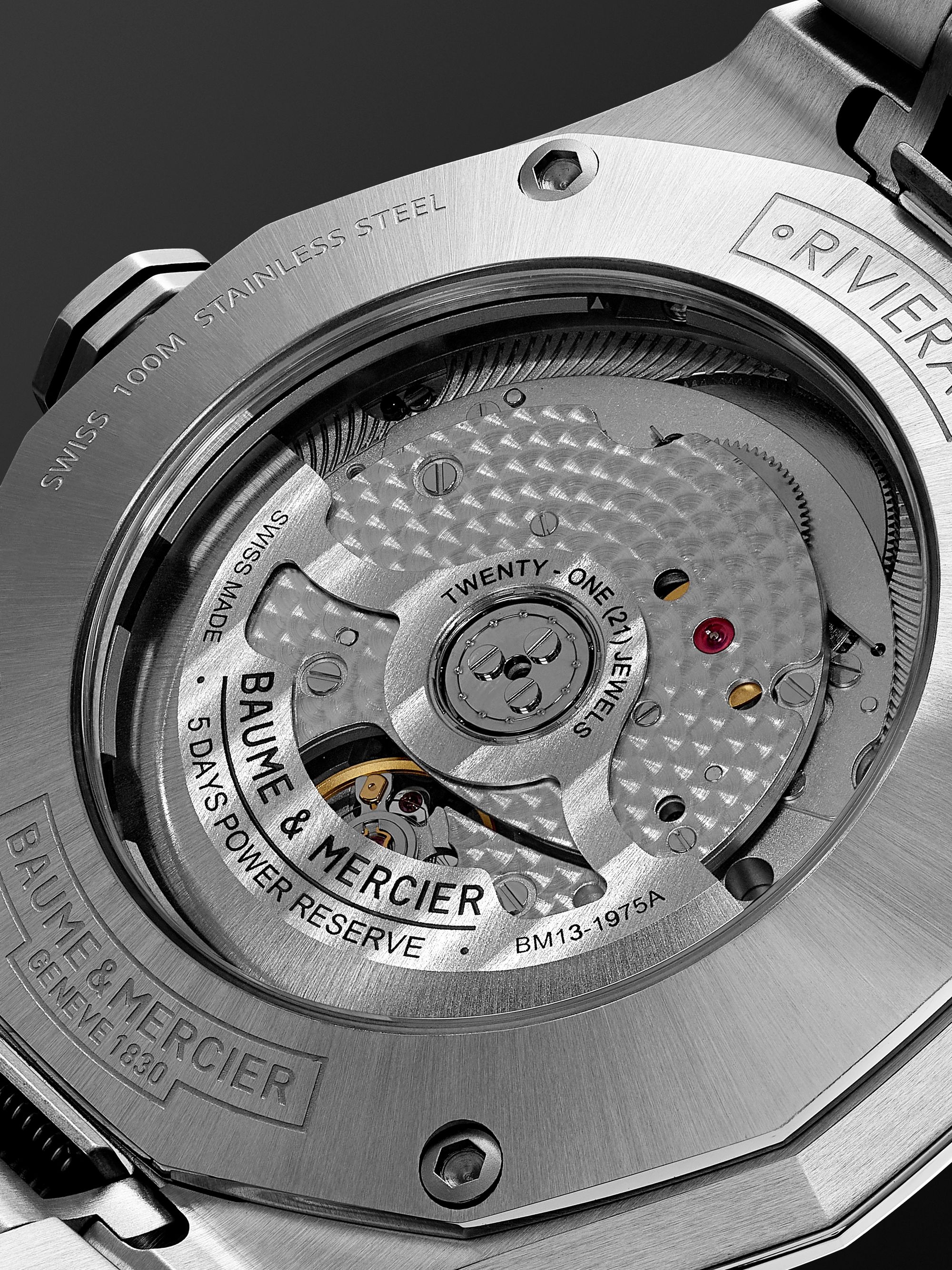 BAUME & MERCIER Riviera Automatic 42mm Stainless Steel Watch, Ref. No. M0A10702