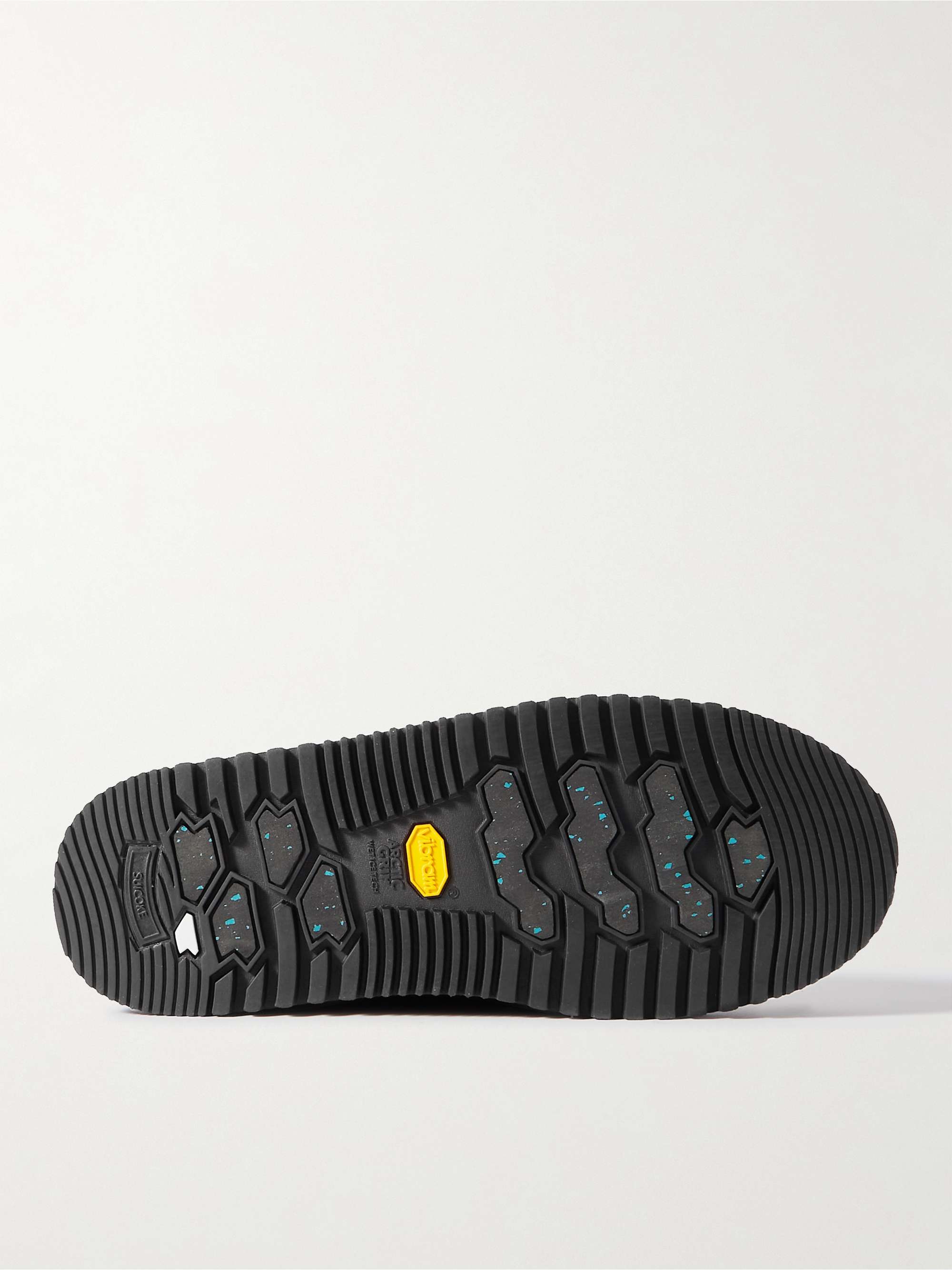 SUICOKE RON-MWPAB-MID Suede and Shell Slippers