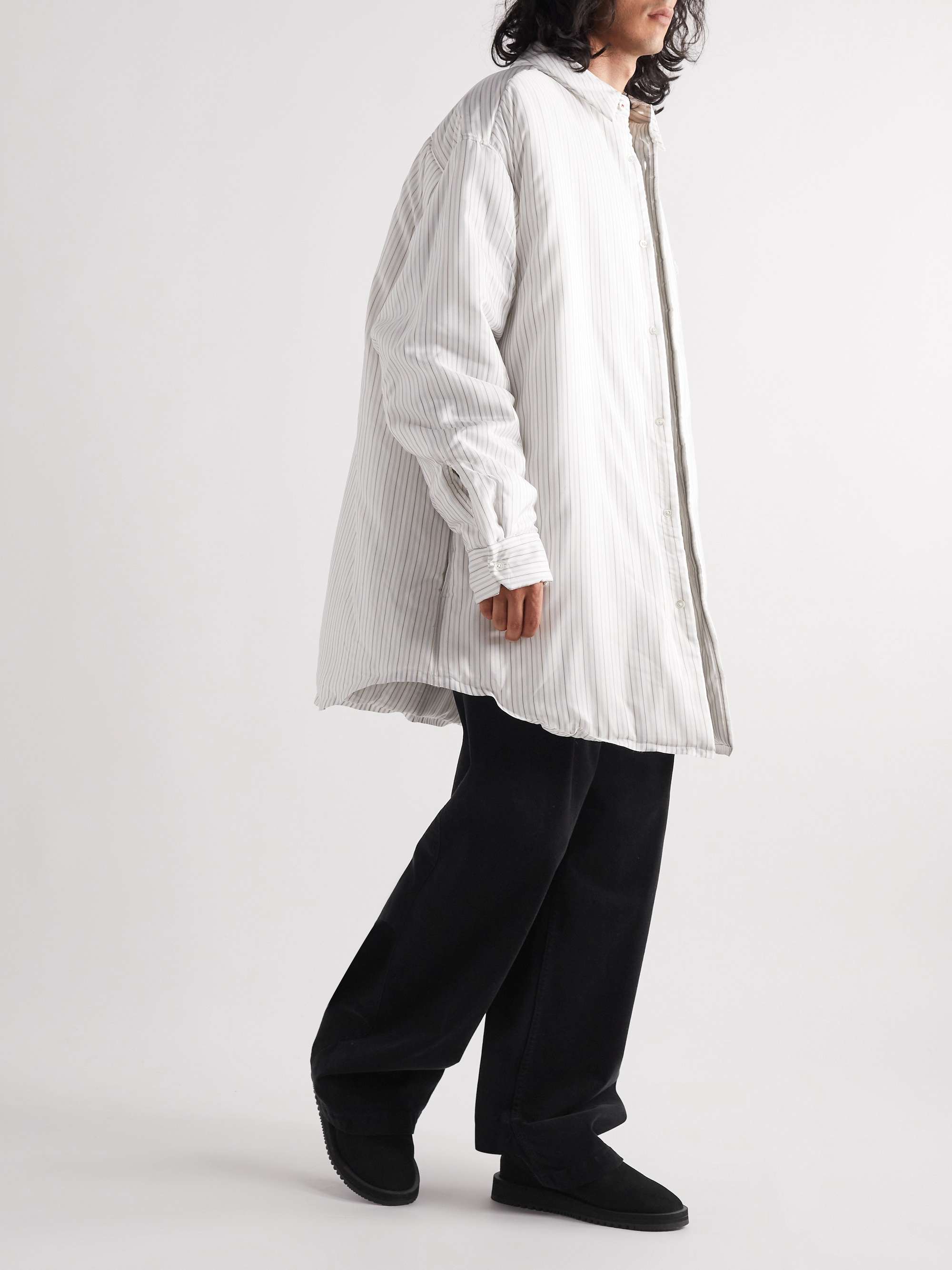 SUICOKE RON-MWPAB-MID Suede and Shell Slippers