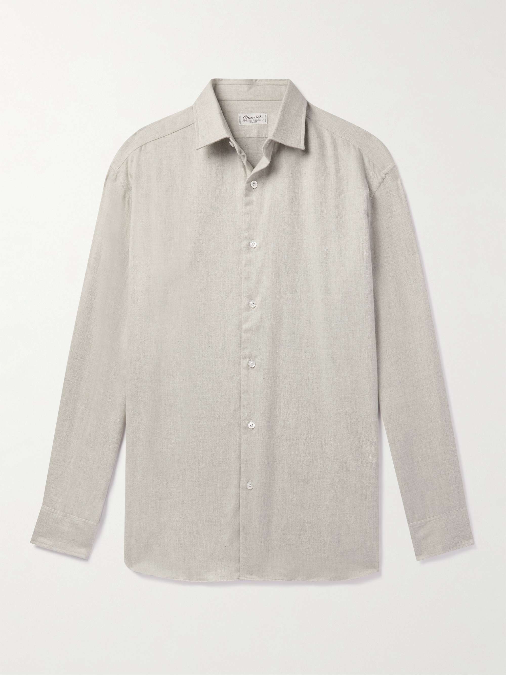 CHARVET Cotton-Flannel Shirt for Men | MR PORTER