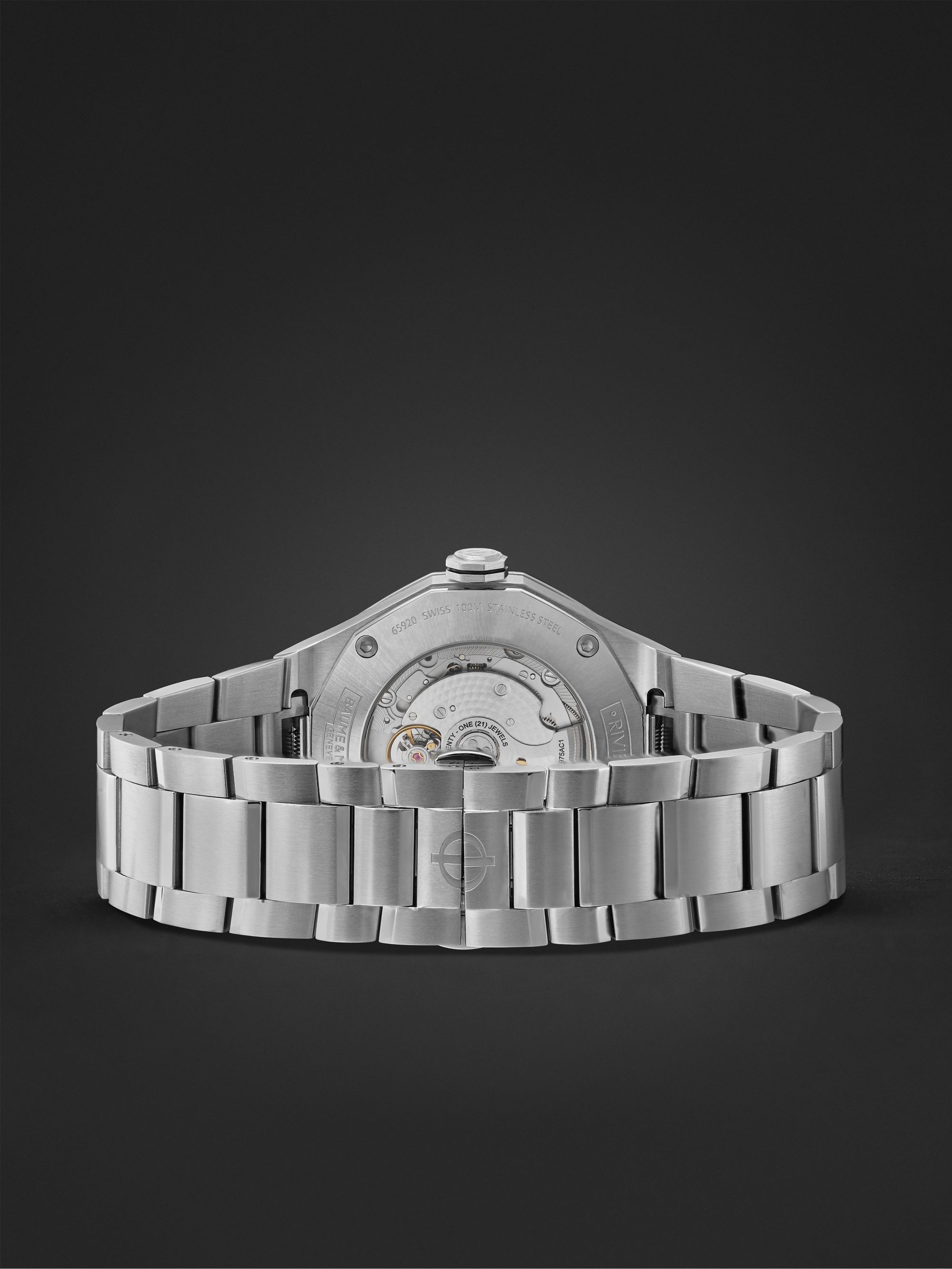 BAUME & MERCIER Riviera Baumatic Automatic Moon-Phase 43mm Stainless Steel Watch, Ref. No. 10682