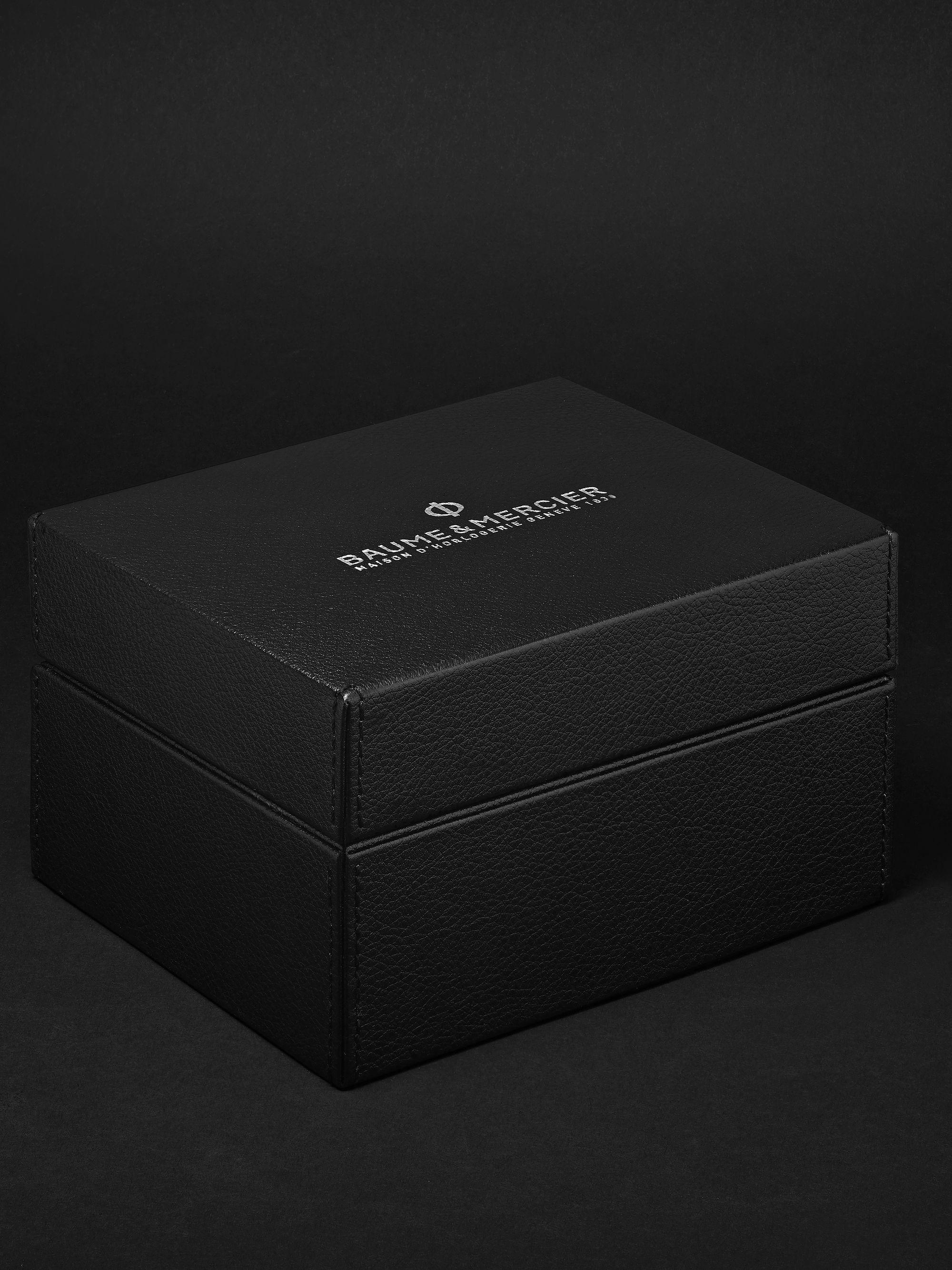 BAUME & MERCIER Riviera Date Automatic 42mm Stainless Steel and Webbing-Panelled Rubber  Watch, Ref. No. M0A10688