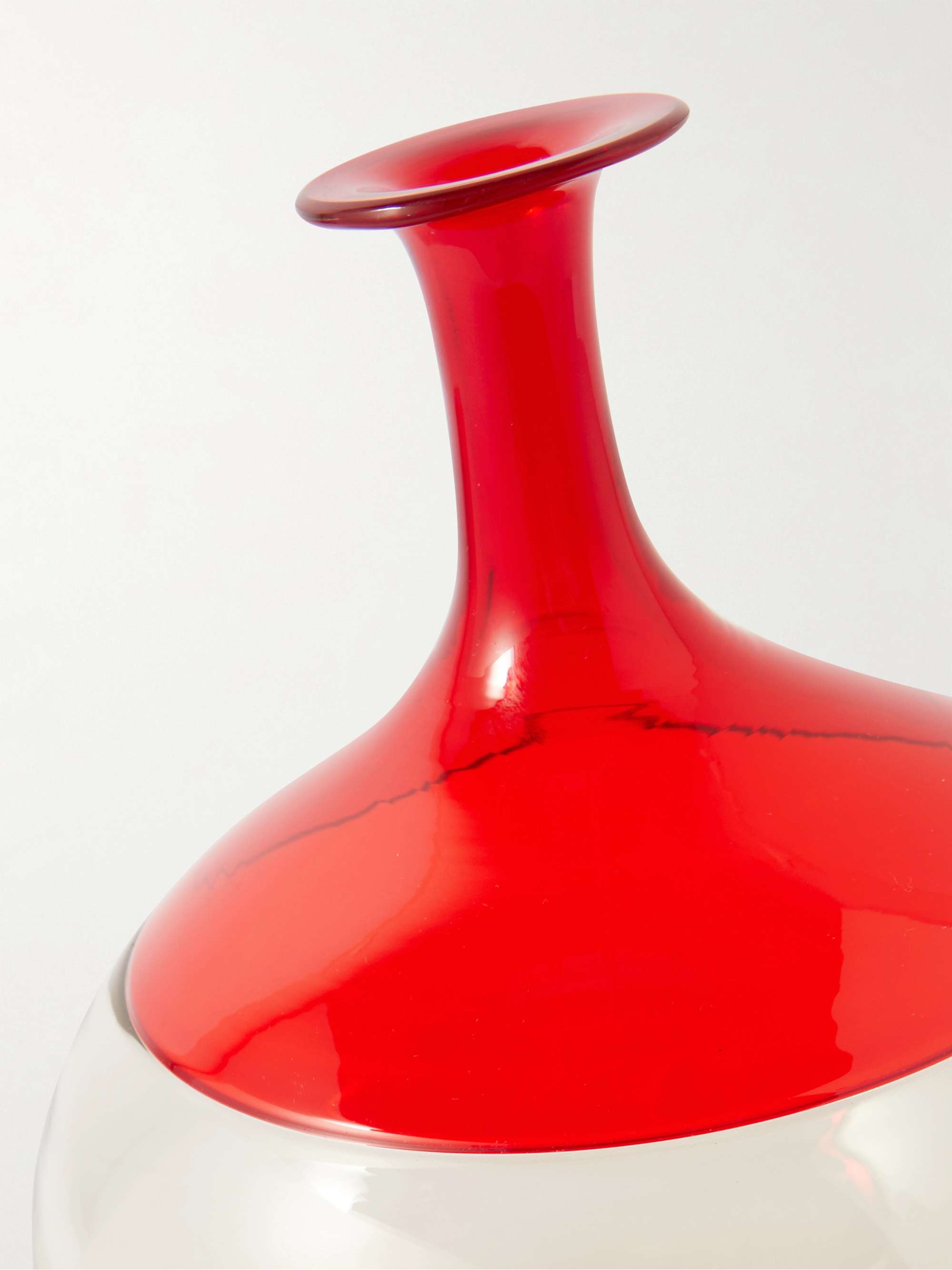 VENINI Colour-Block Glass Vase