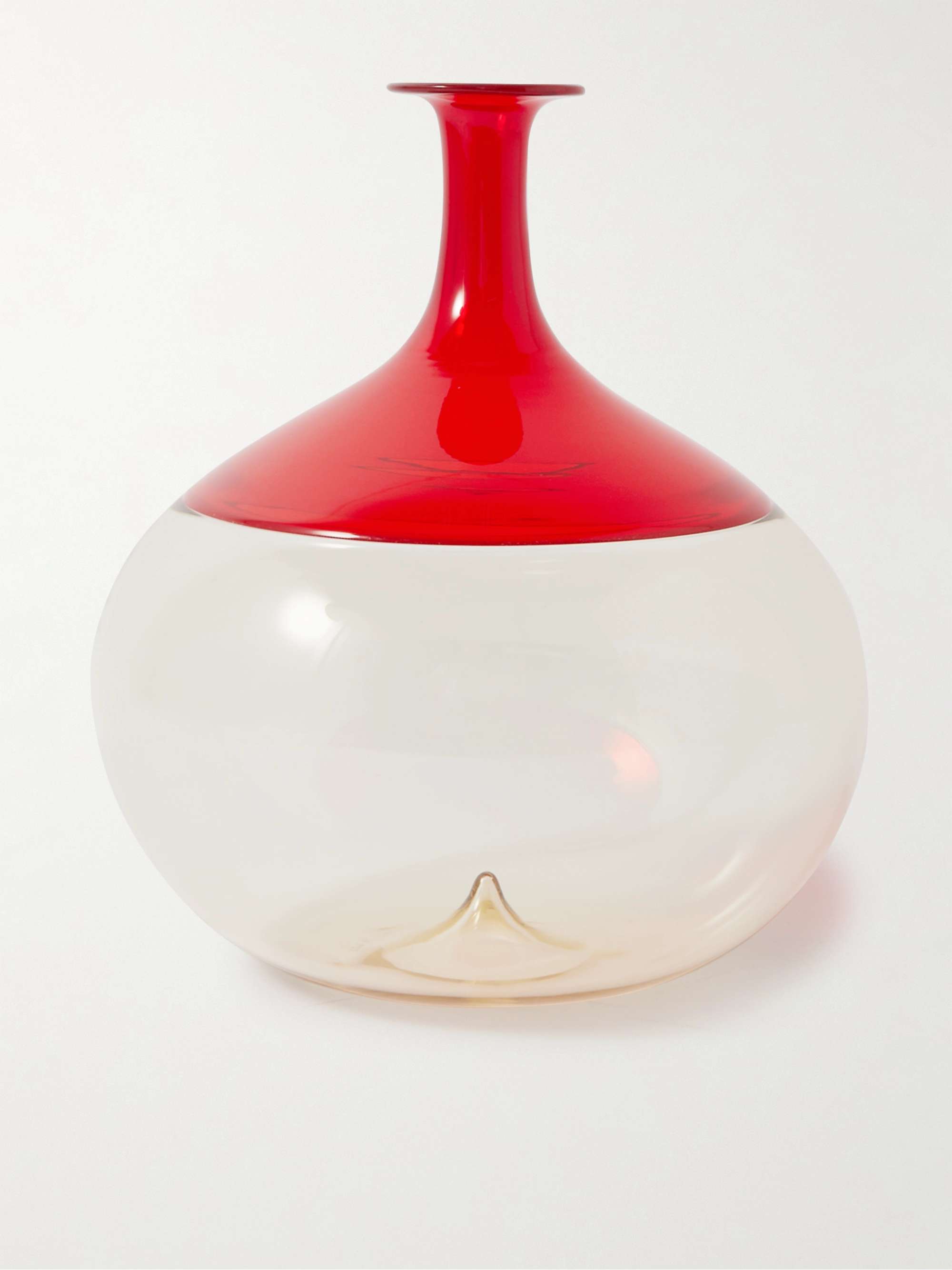 VENINI Colour-Block Glass Vase