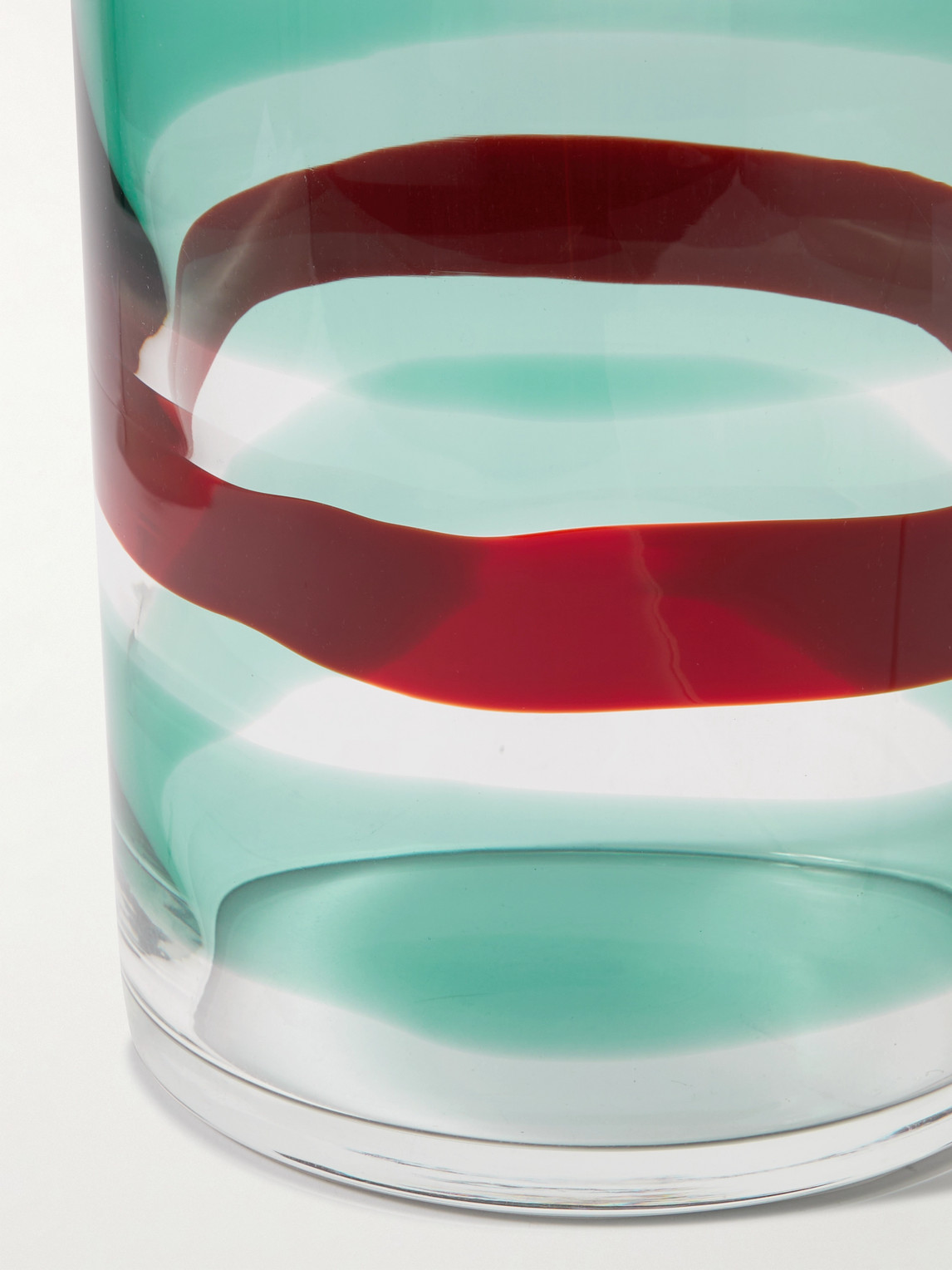  Venini - Patterned Glass Vase - Men - Green 