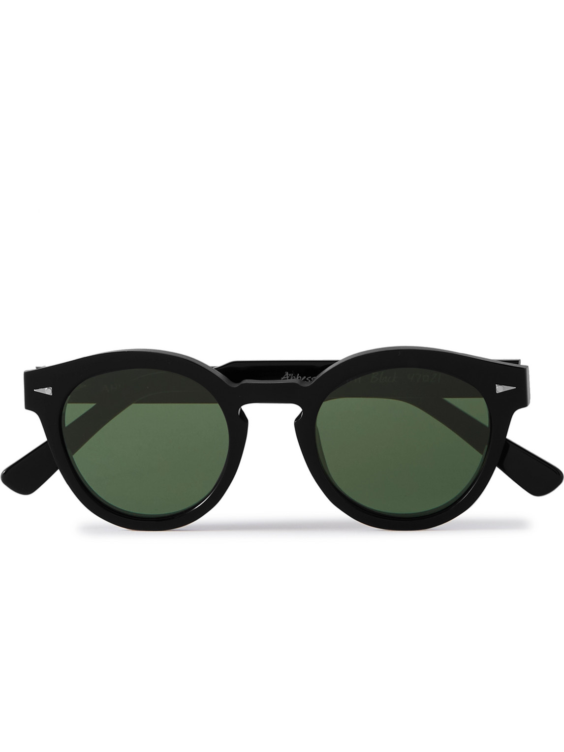 Ahlem Abbesses Round-frame Acetate Sunglasses In Black