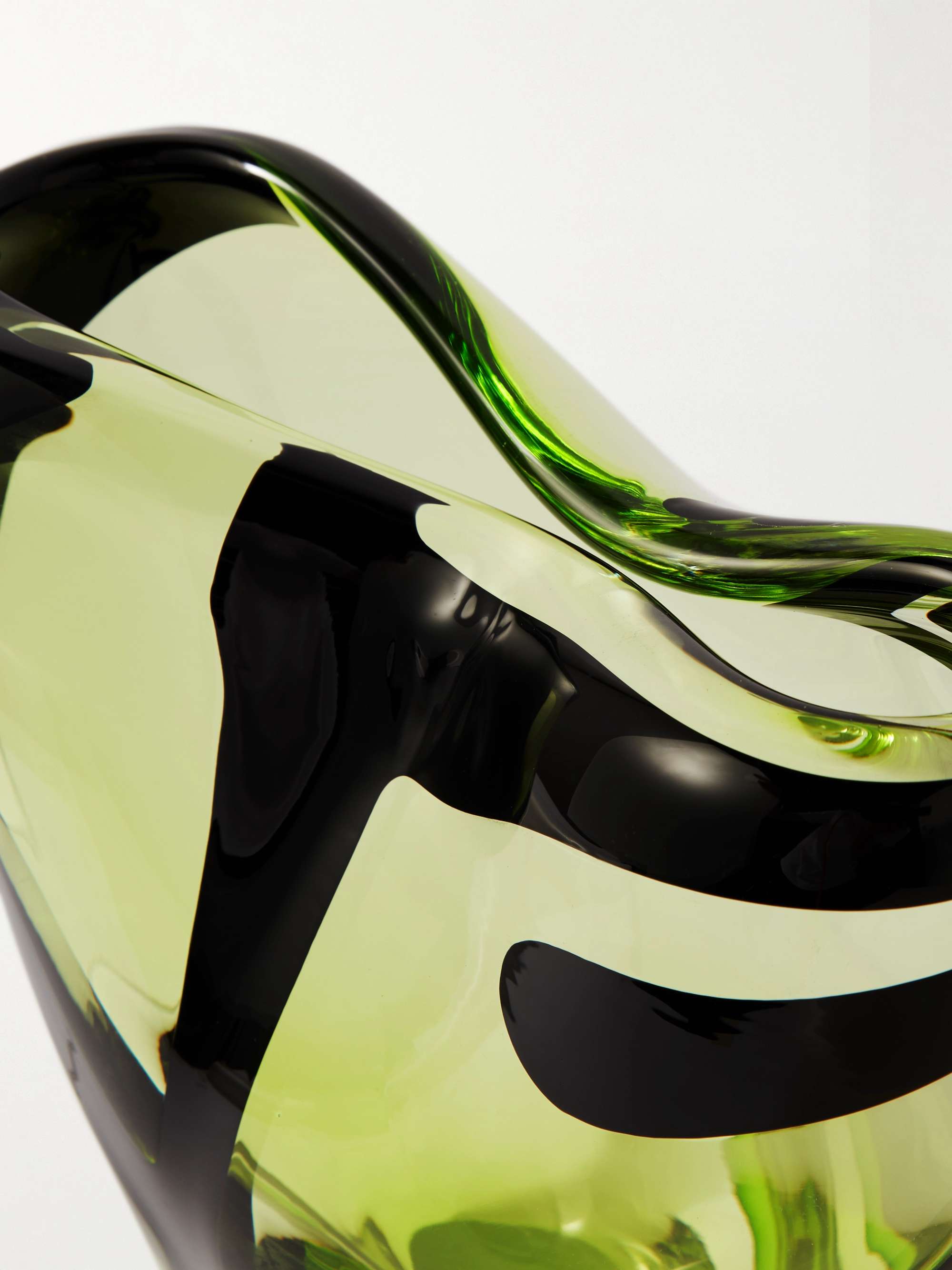 VENINI Otto Painted Glass Vase