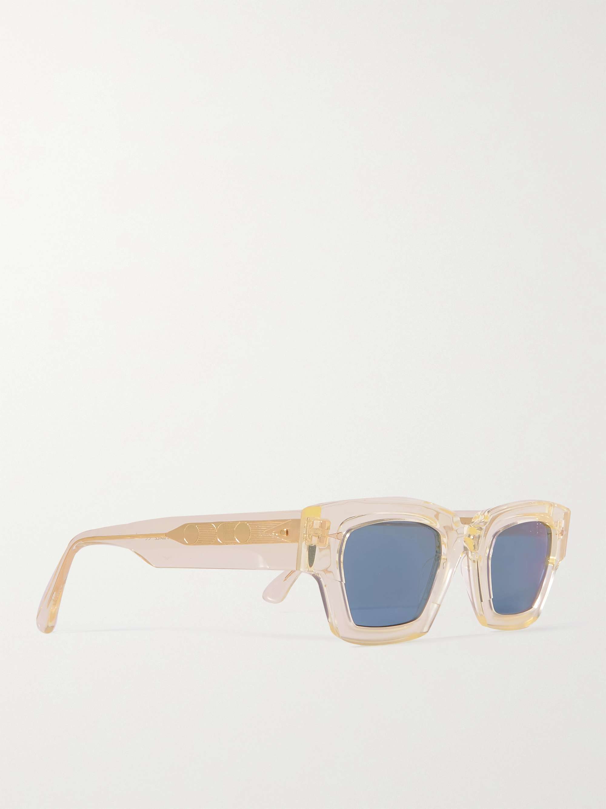 AHLEM Villette Rectangle-Frame Acetate Sunglasses