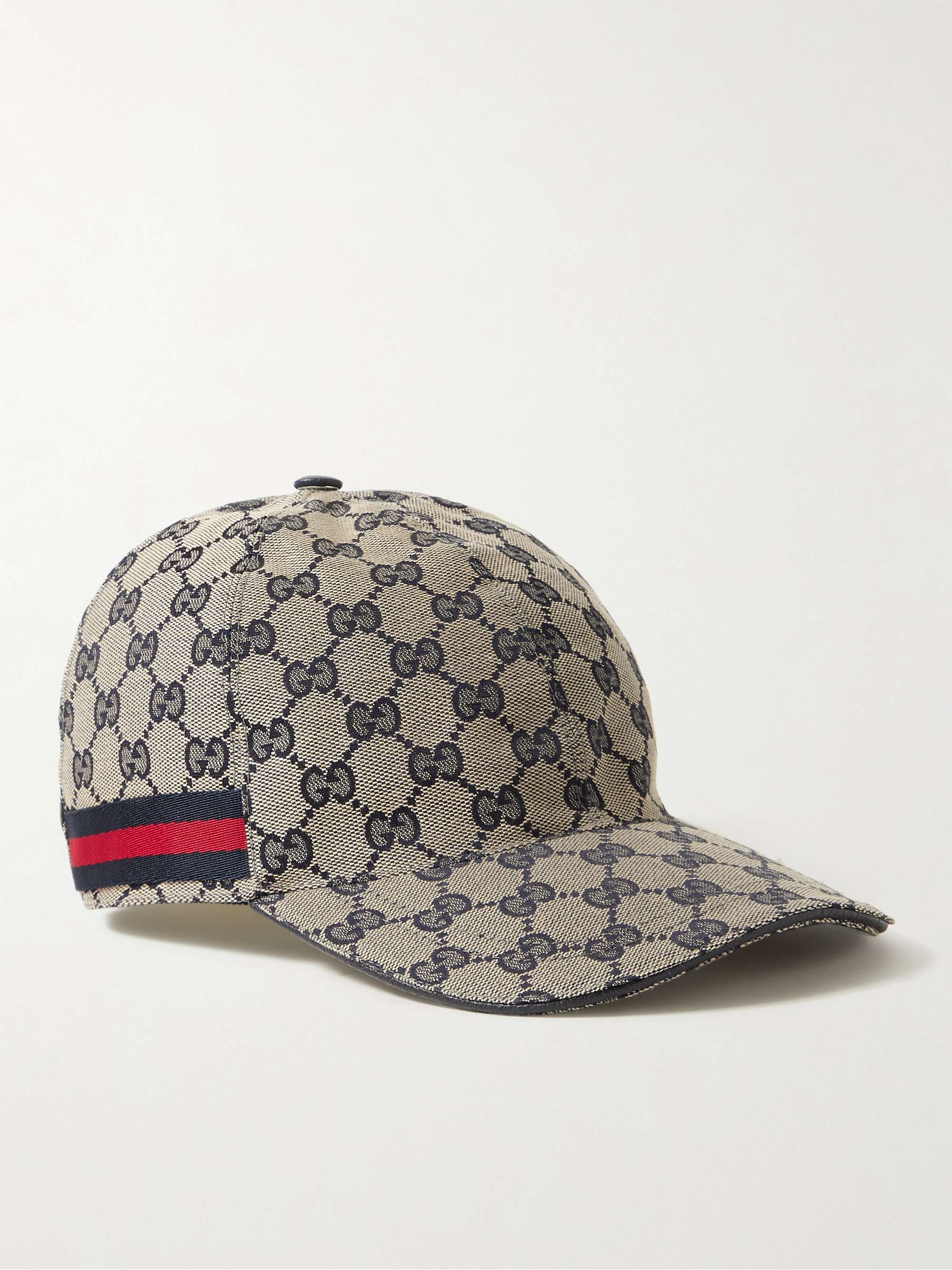 GUCCI GG Nylon Light Mesh Baseball Hat M Black 1220100