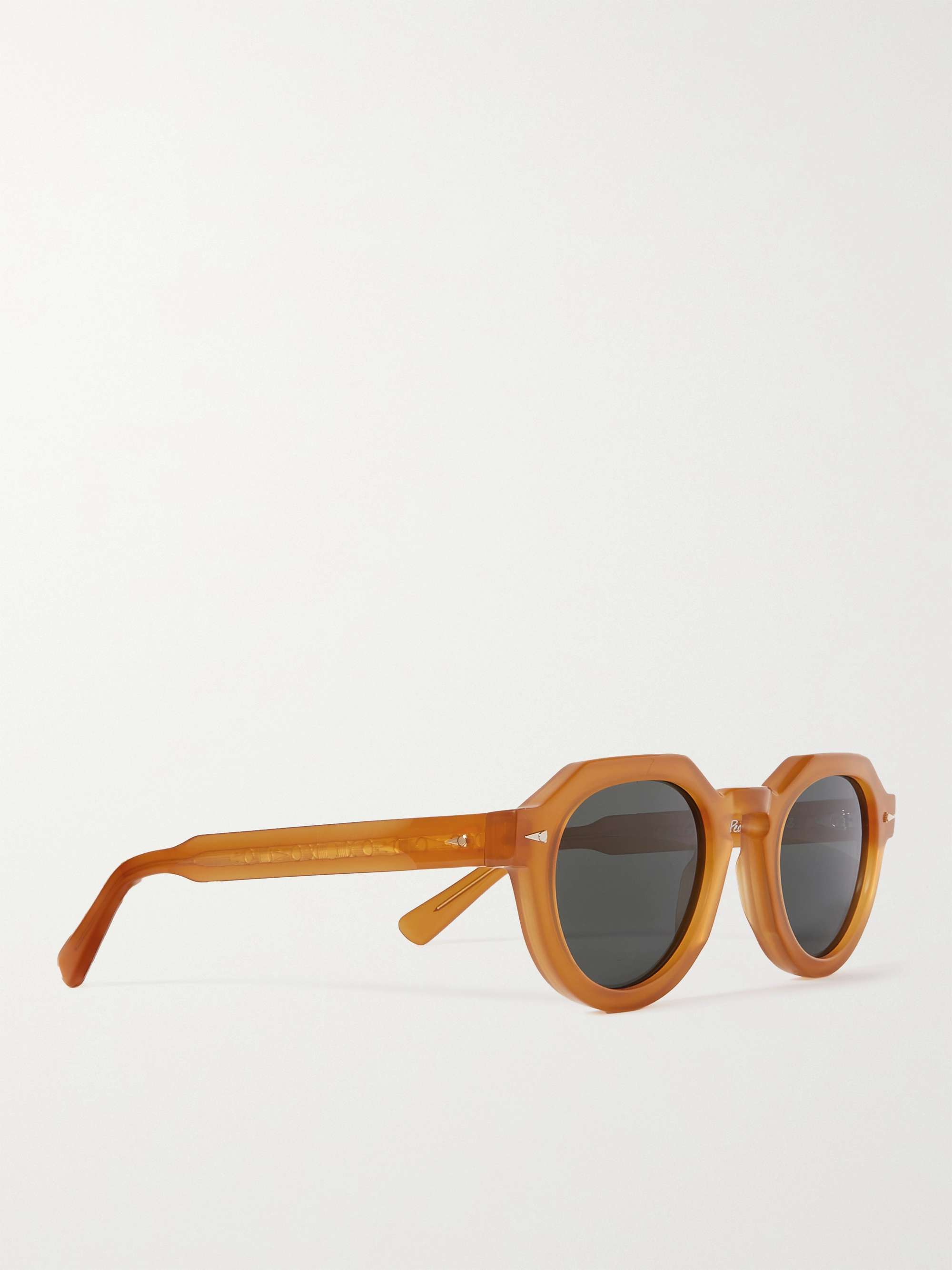AHLEM Grenelle Round-Frame Acetate Sunglasses