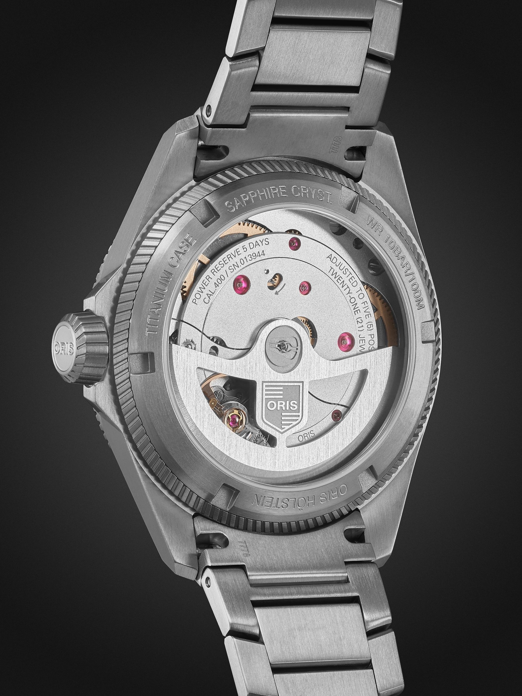 ORIS ProPilot X Calibre 400 Automatic 39mm Titanium Watch, Ref. No. 	400 7778 7158 7 20 01 TLC