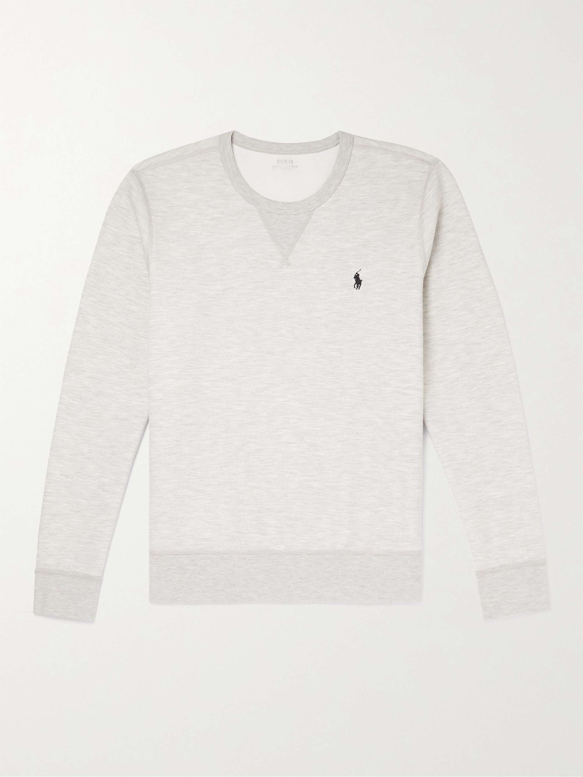 POLO RALPH LAUREN Logo-Embroidered Jersey Sweatshirt