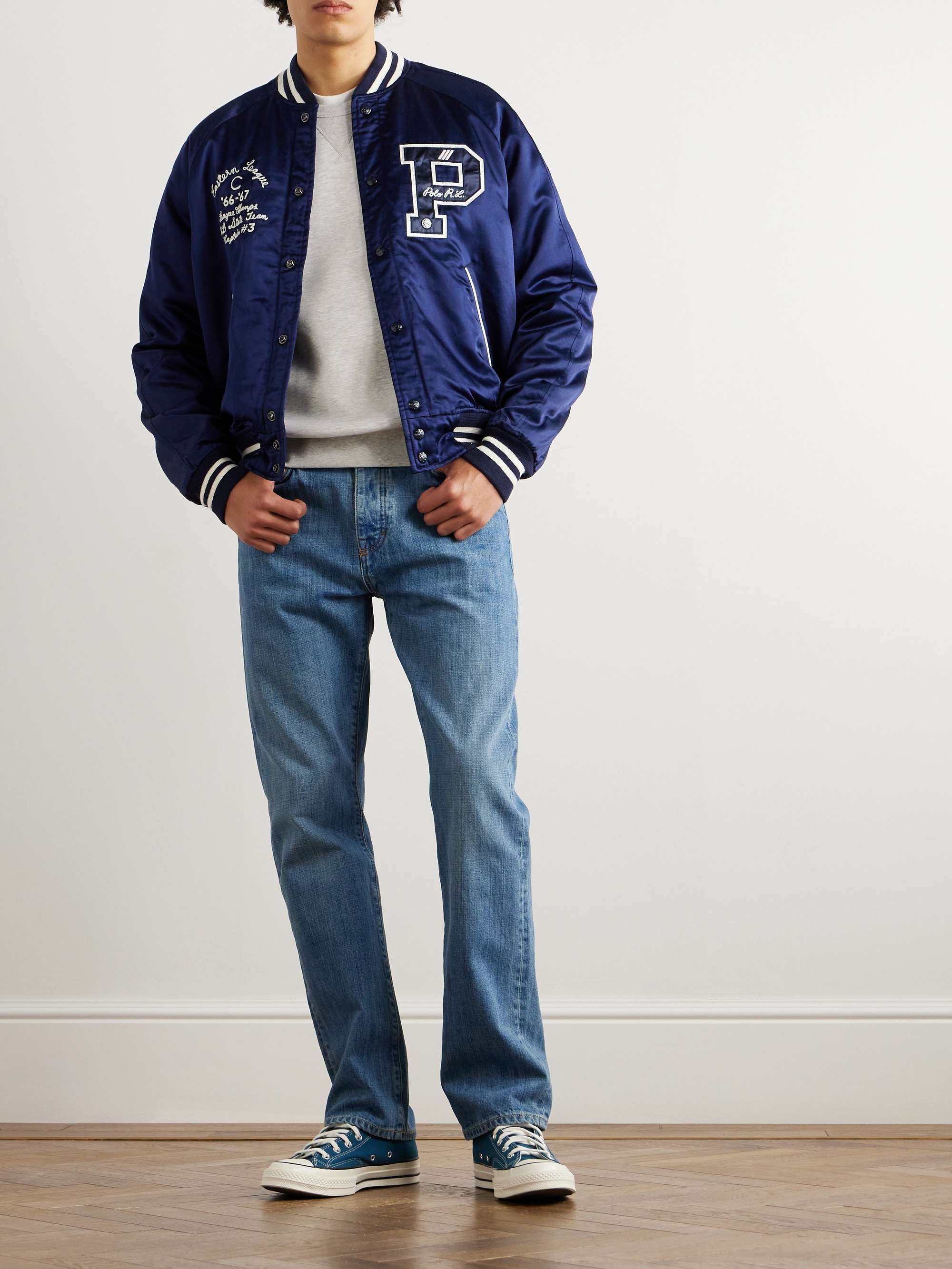 POLO RALPH LAUREN Logo-Embroidered Jersey Sweatshirt