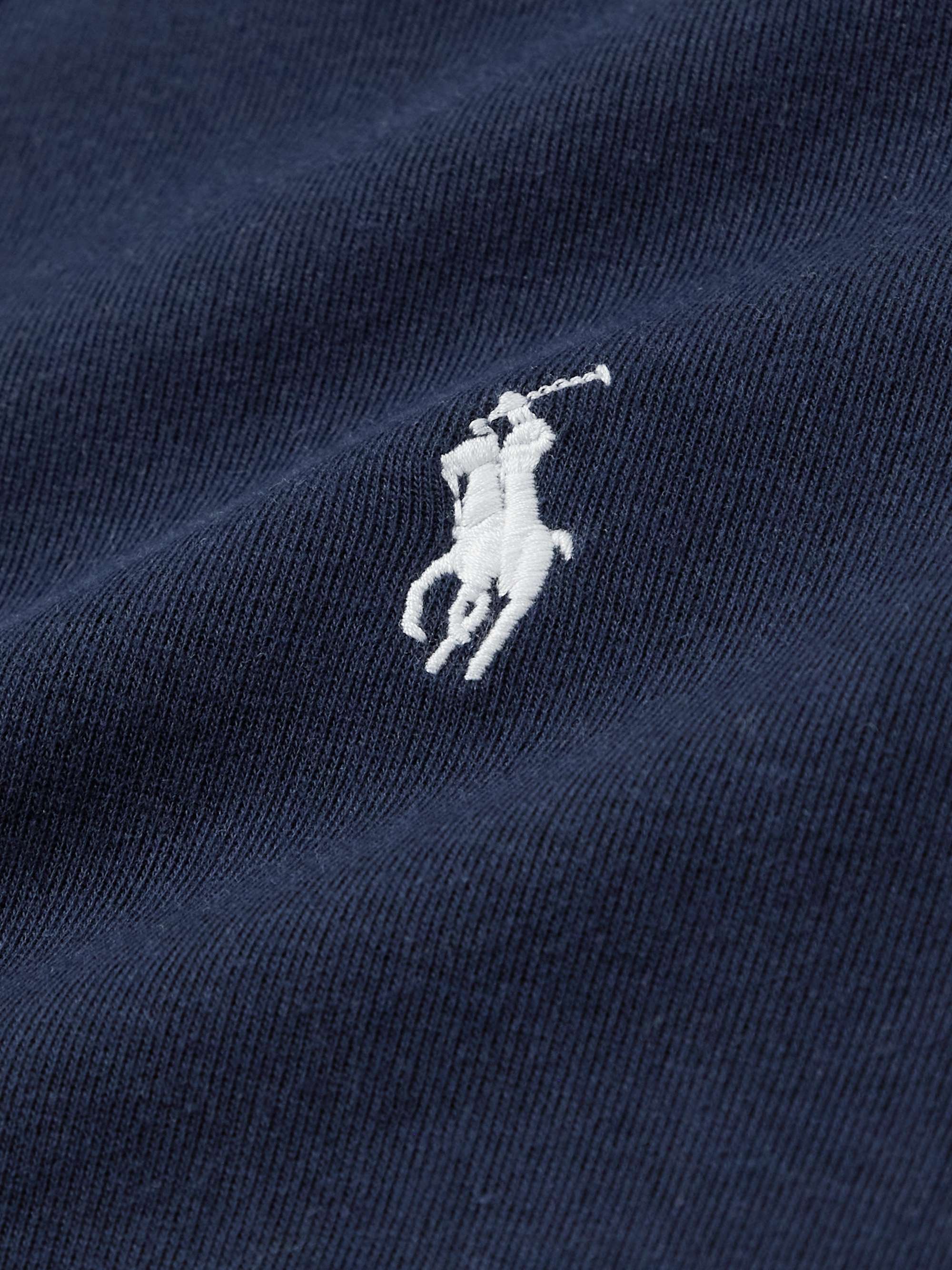 POLO RALPH LAUREN Logo-Embroidered Jersey Sweatshirt | MR PORTER