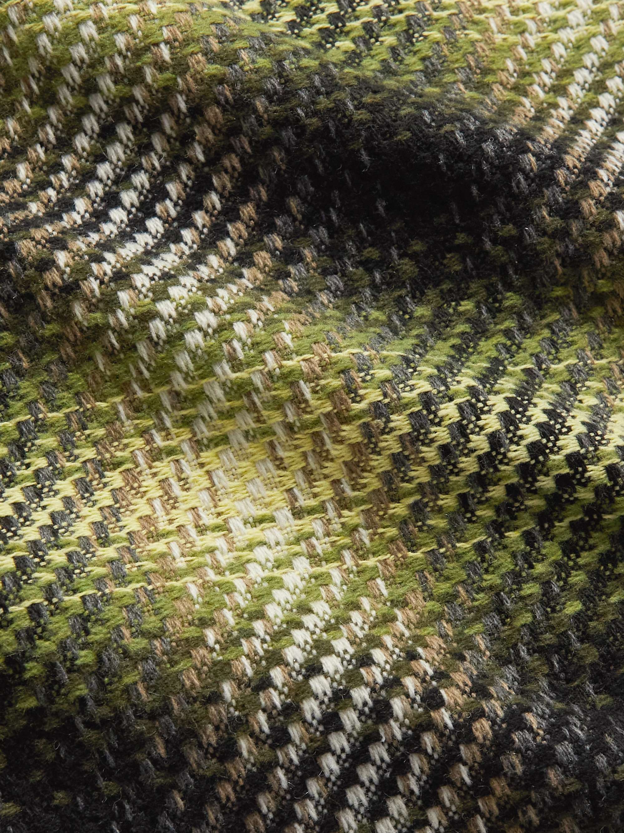 MR P. Checked Tweed Overshirt
