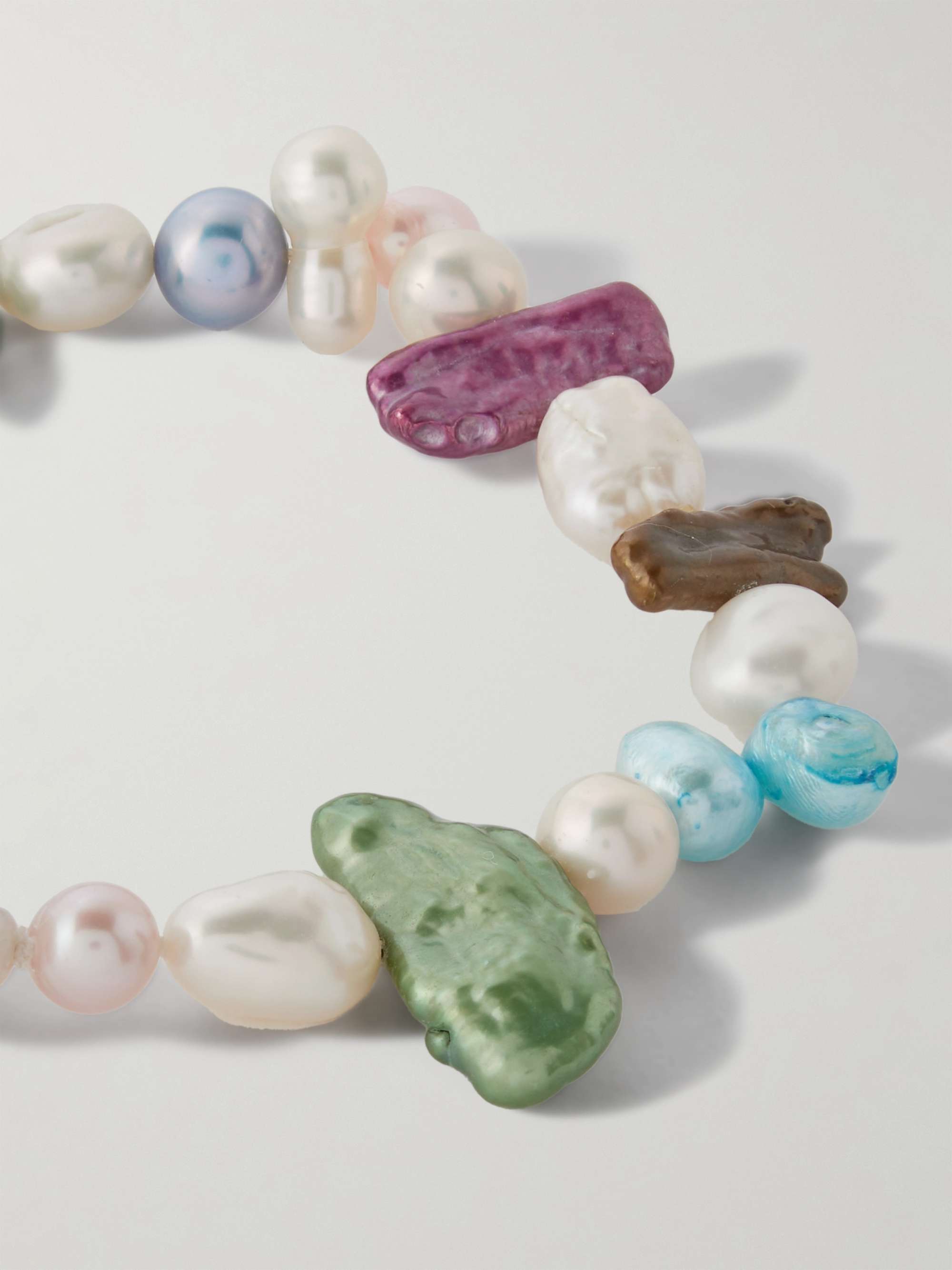 HATTON LABS La Croisette Sterling Silver Pearl Bracelet