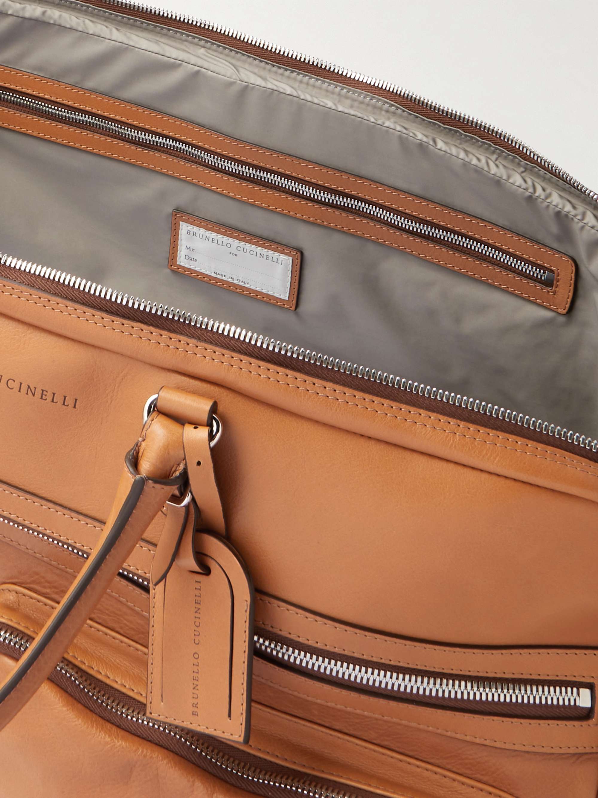 BRUNELLO CUCINELLI Leather Suitcase